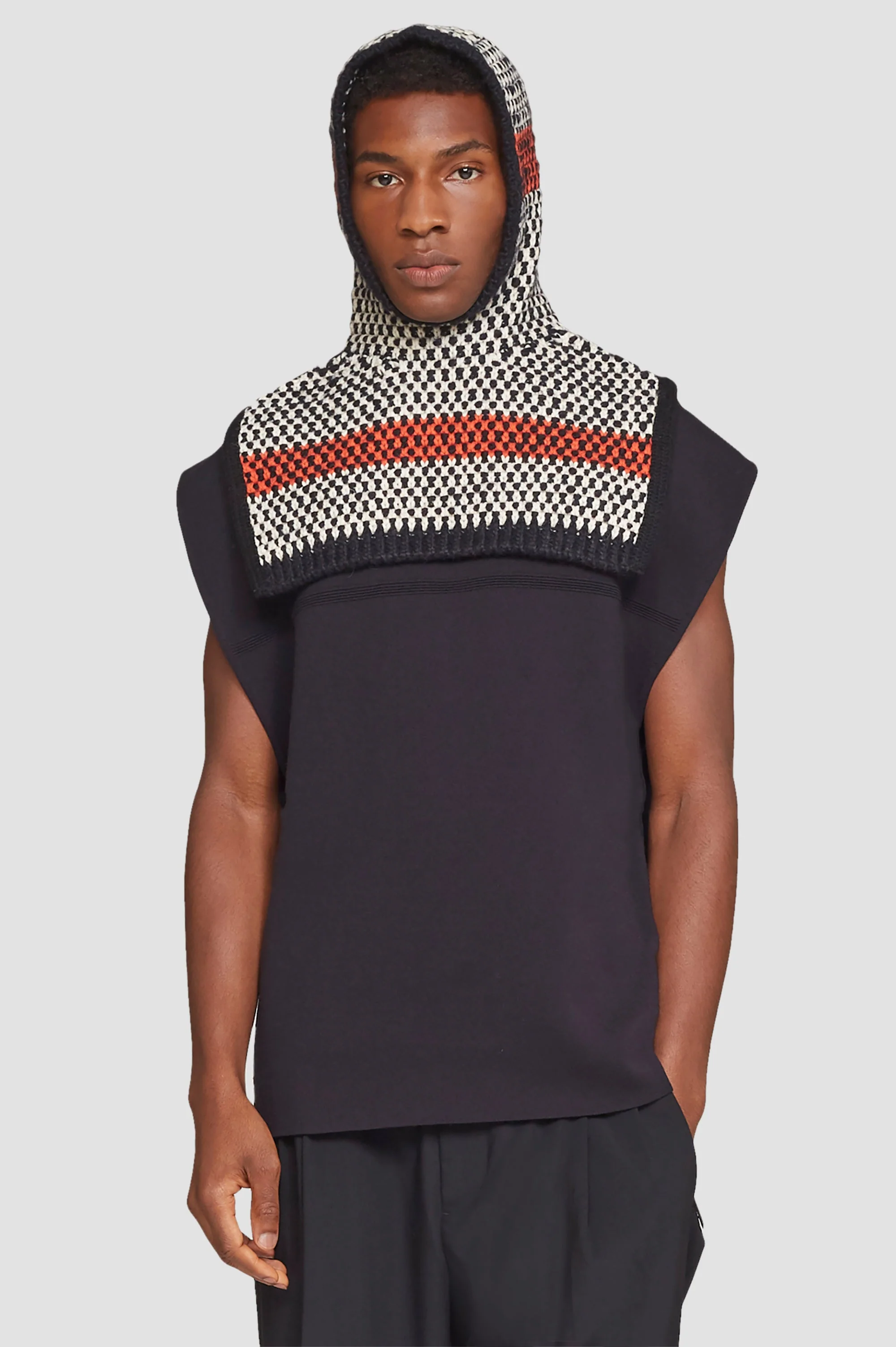 Chevron Jacquard Balaclava - Image 3