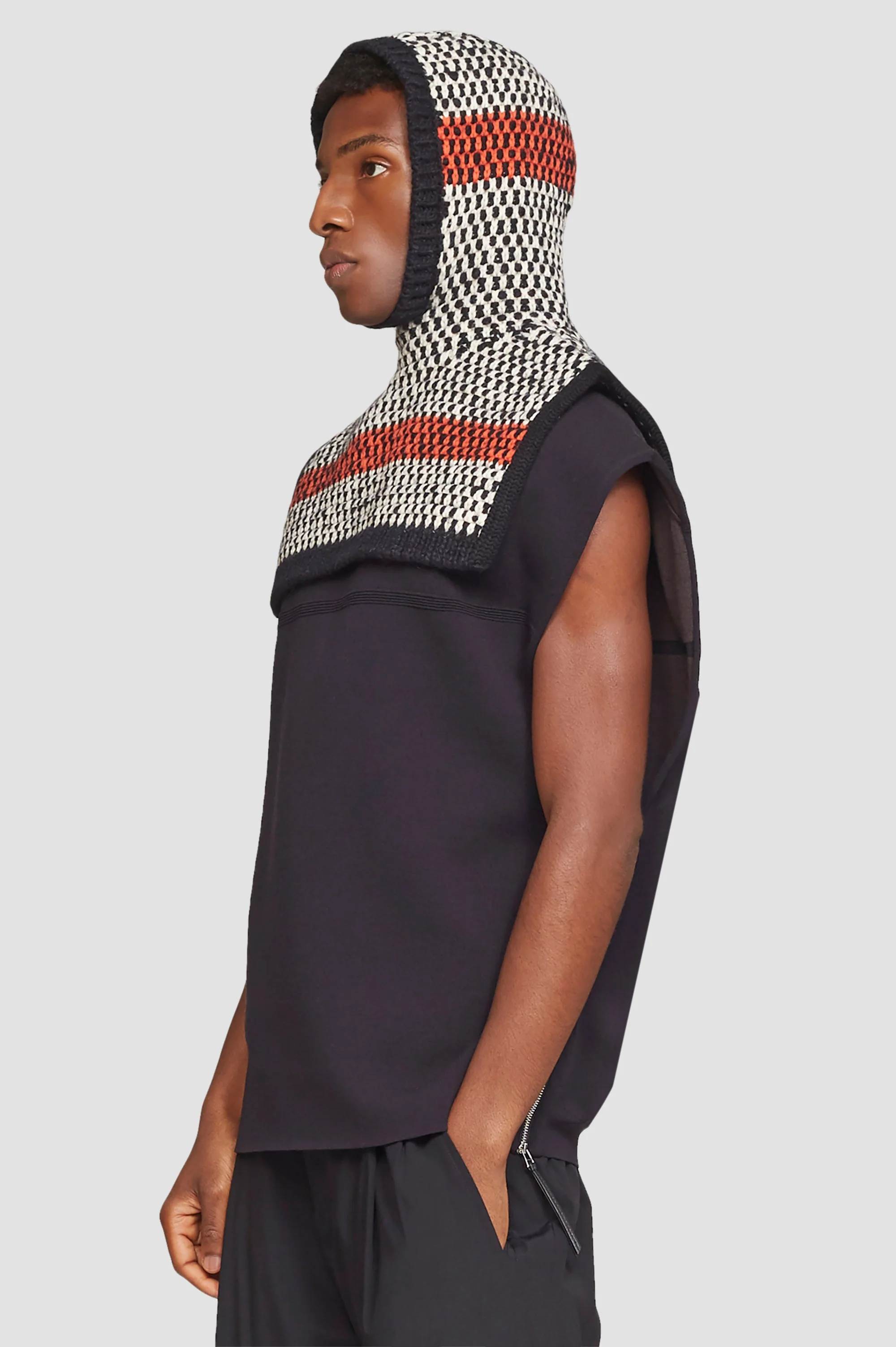 Chevron Jacquard Balaclava - Image 4