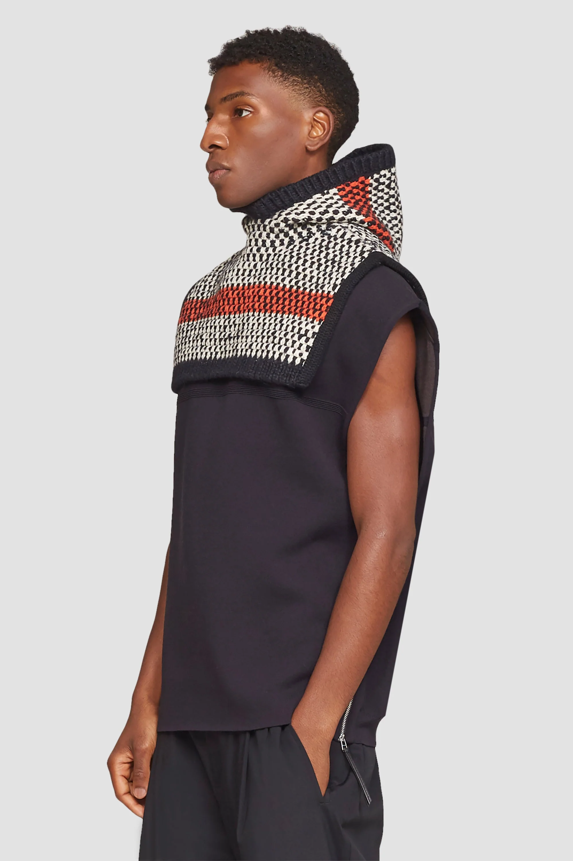 Chevron Jacquard Balaclava - Image 5