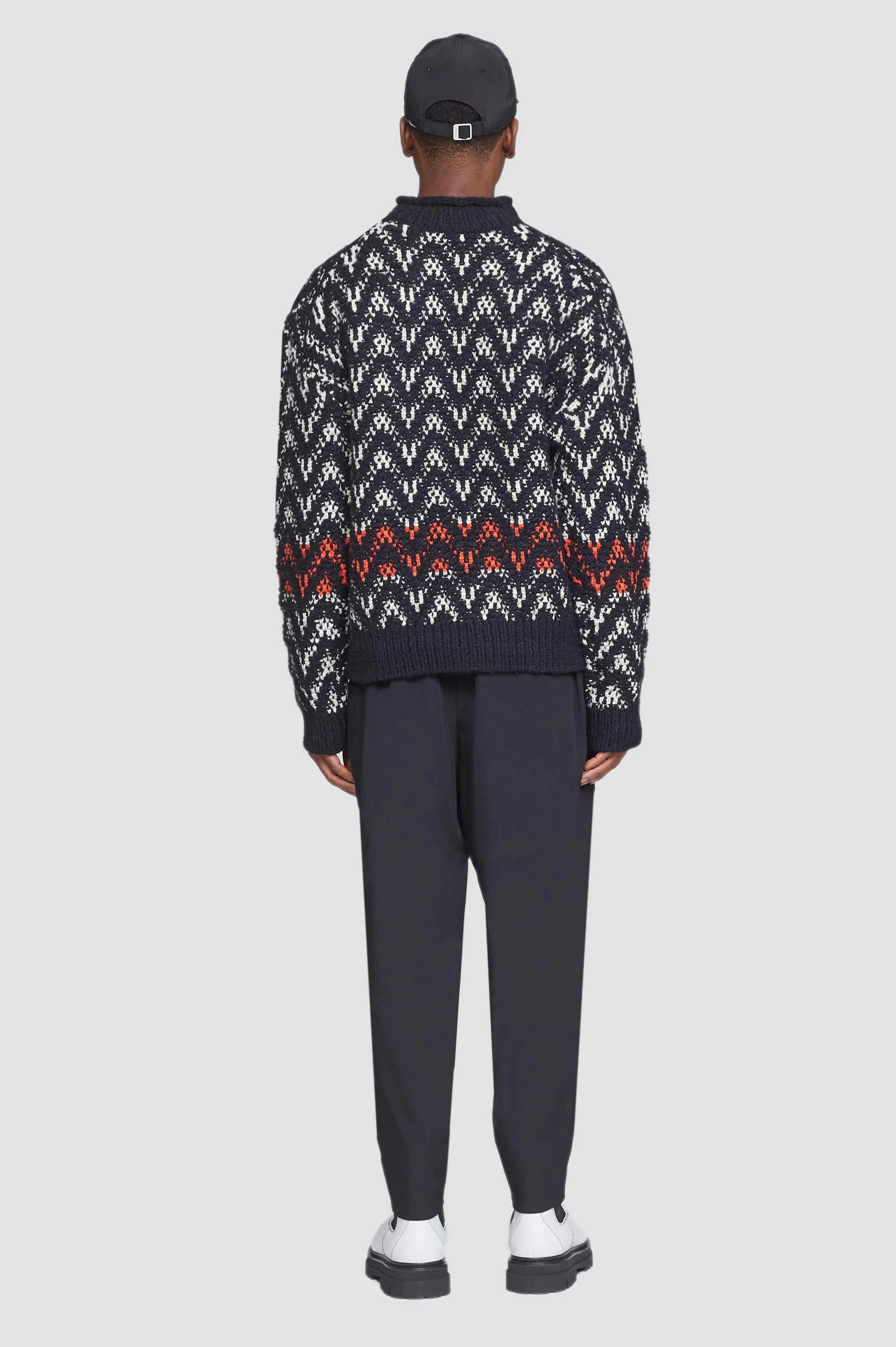 Chevron Jacquard Pullover - Image 3