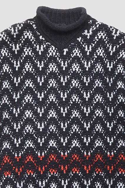 Chevron Jacquard Pullover - Image 4