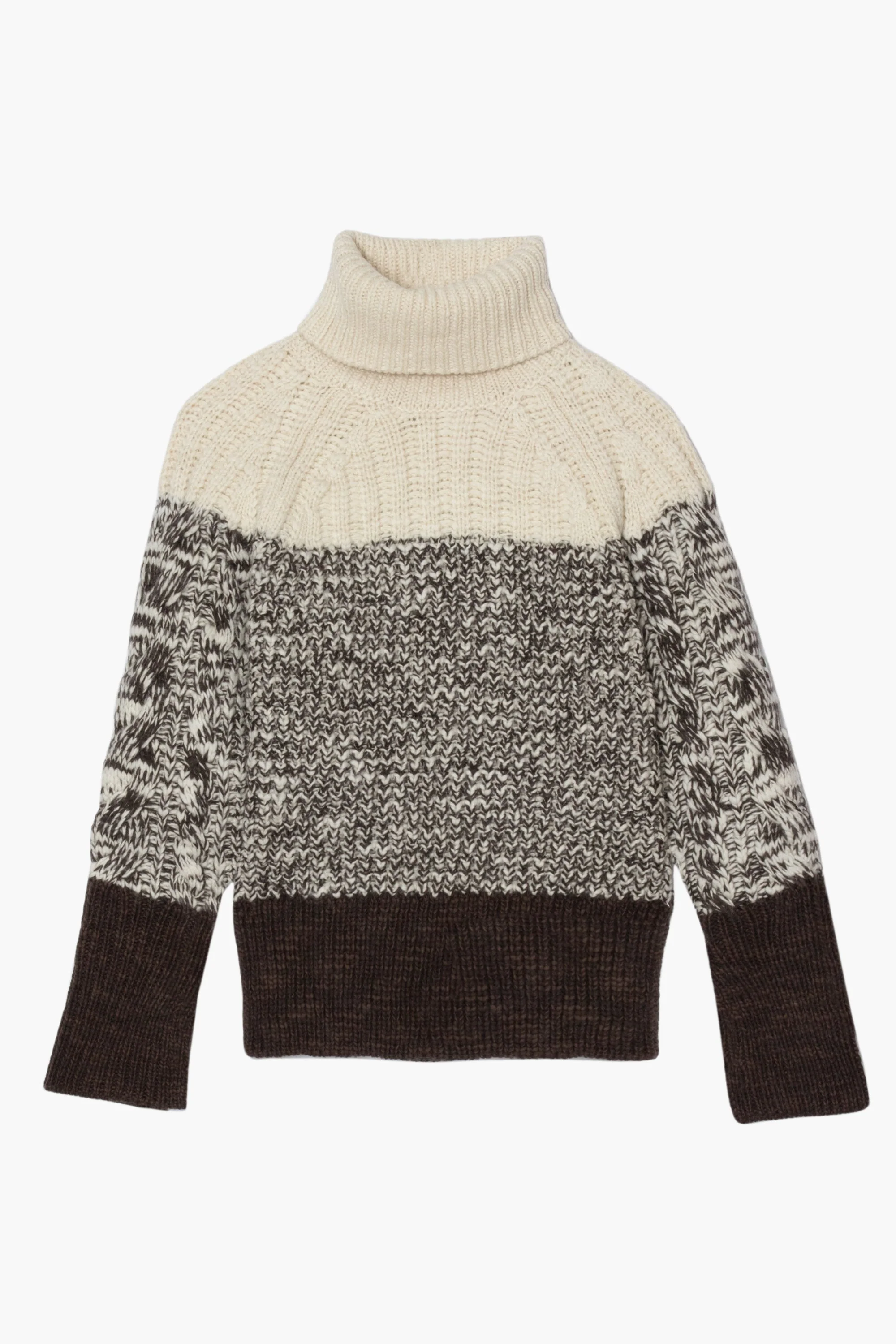 Chunky Knit Long Sleeve Turtleneck