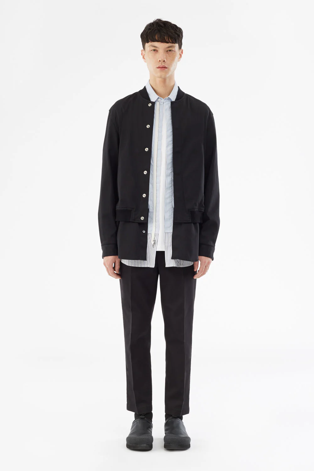 Classic Bomber Shirt Jacket - Image 2