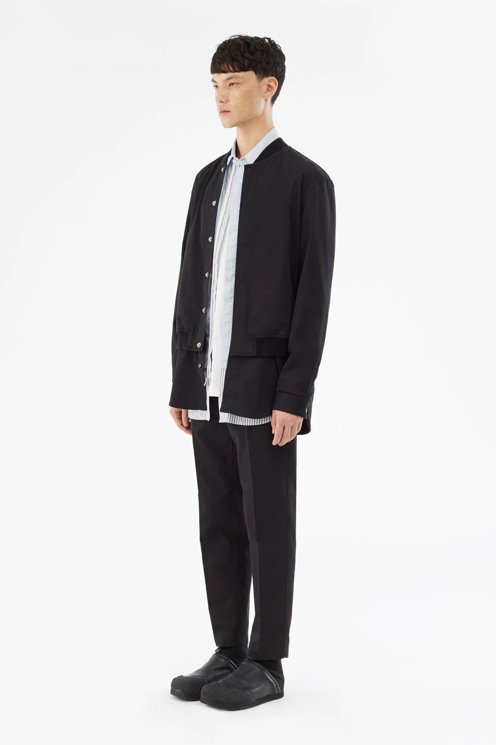 Classic Bomber Shirt Jacket - Image 3