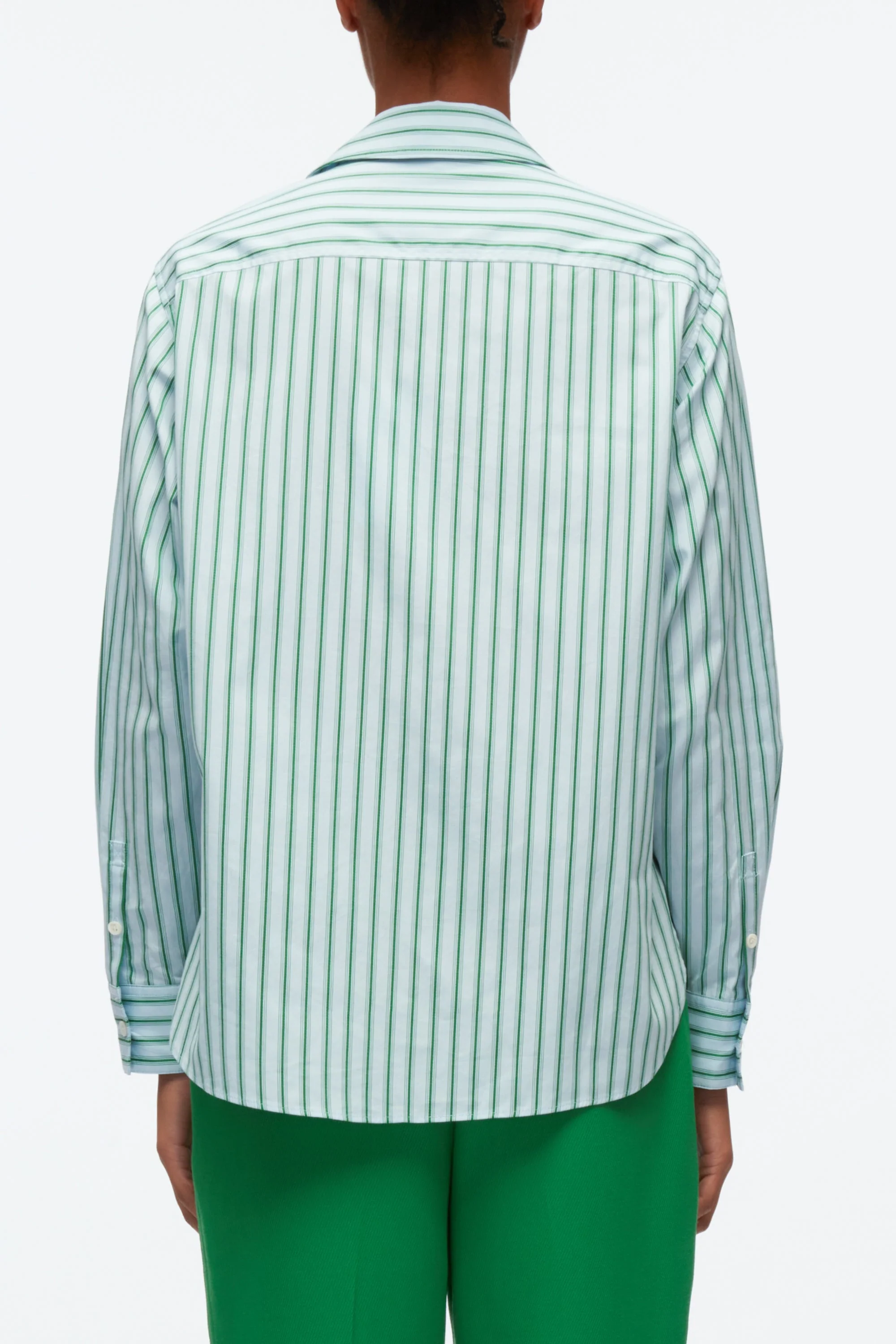 Striped Shirt With Abstract Zebra Embroidery - Image 4