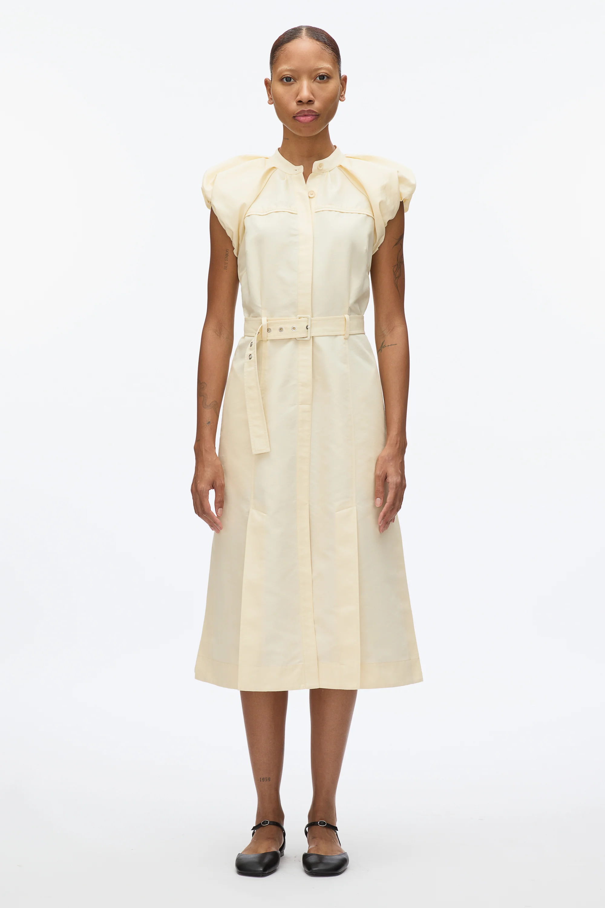 Cloud Sleeve Shirt Dress - Image 3
