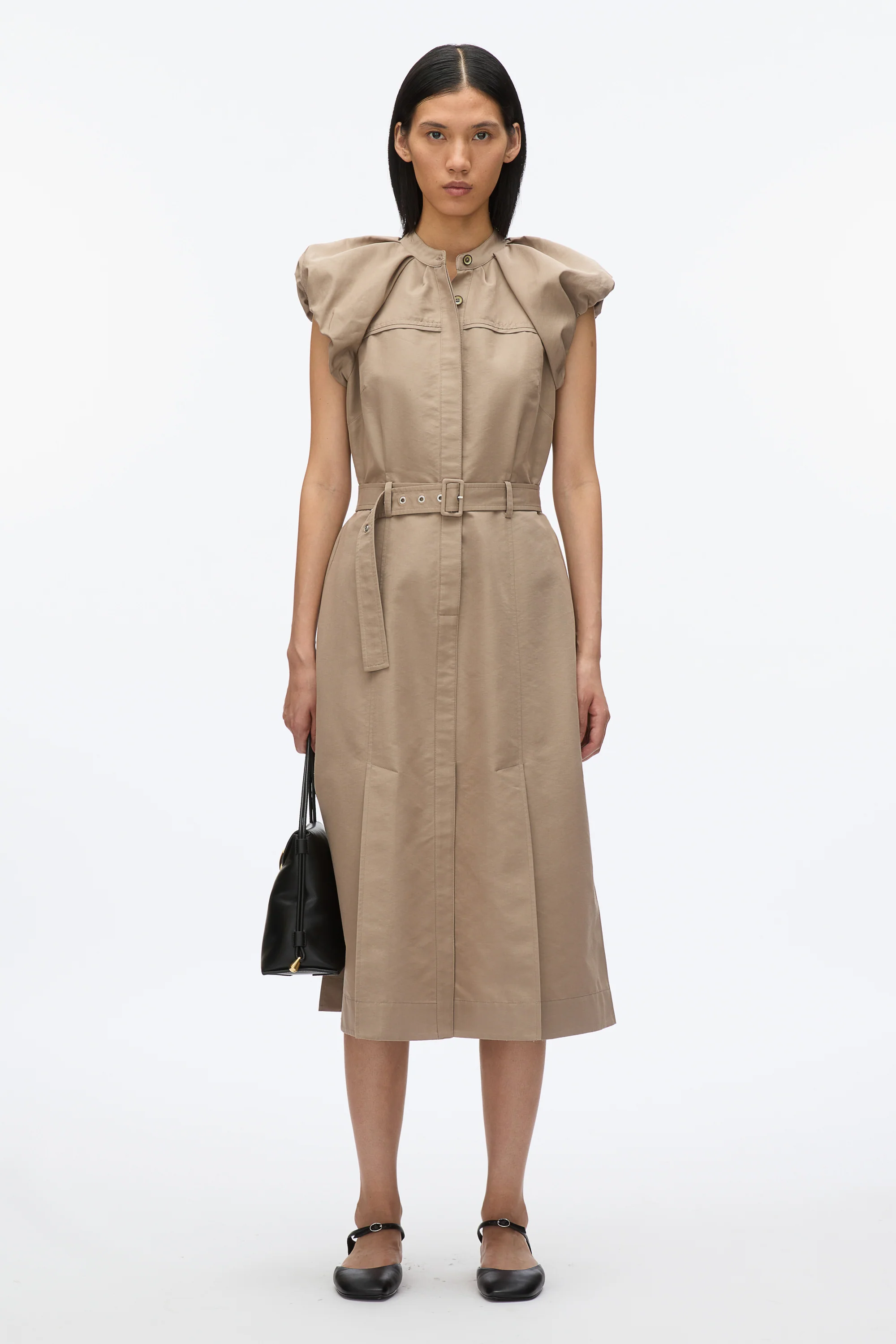 Cloud Sleeve Shirt Dress - Image 12