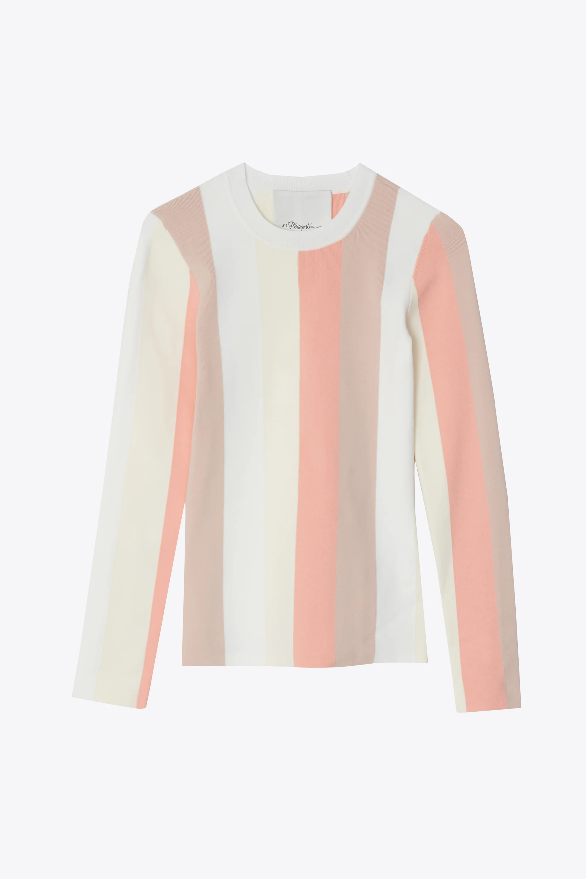 Colorblock Stripe Ribbed Top