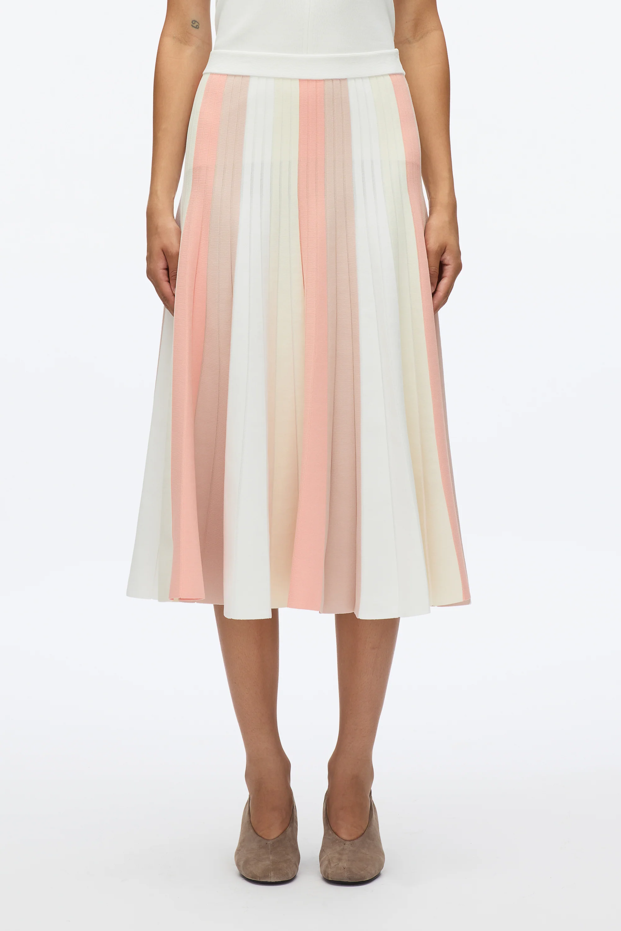 Stripe Knit Skirt - Image 3