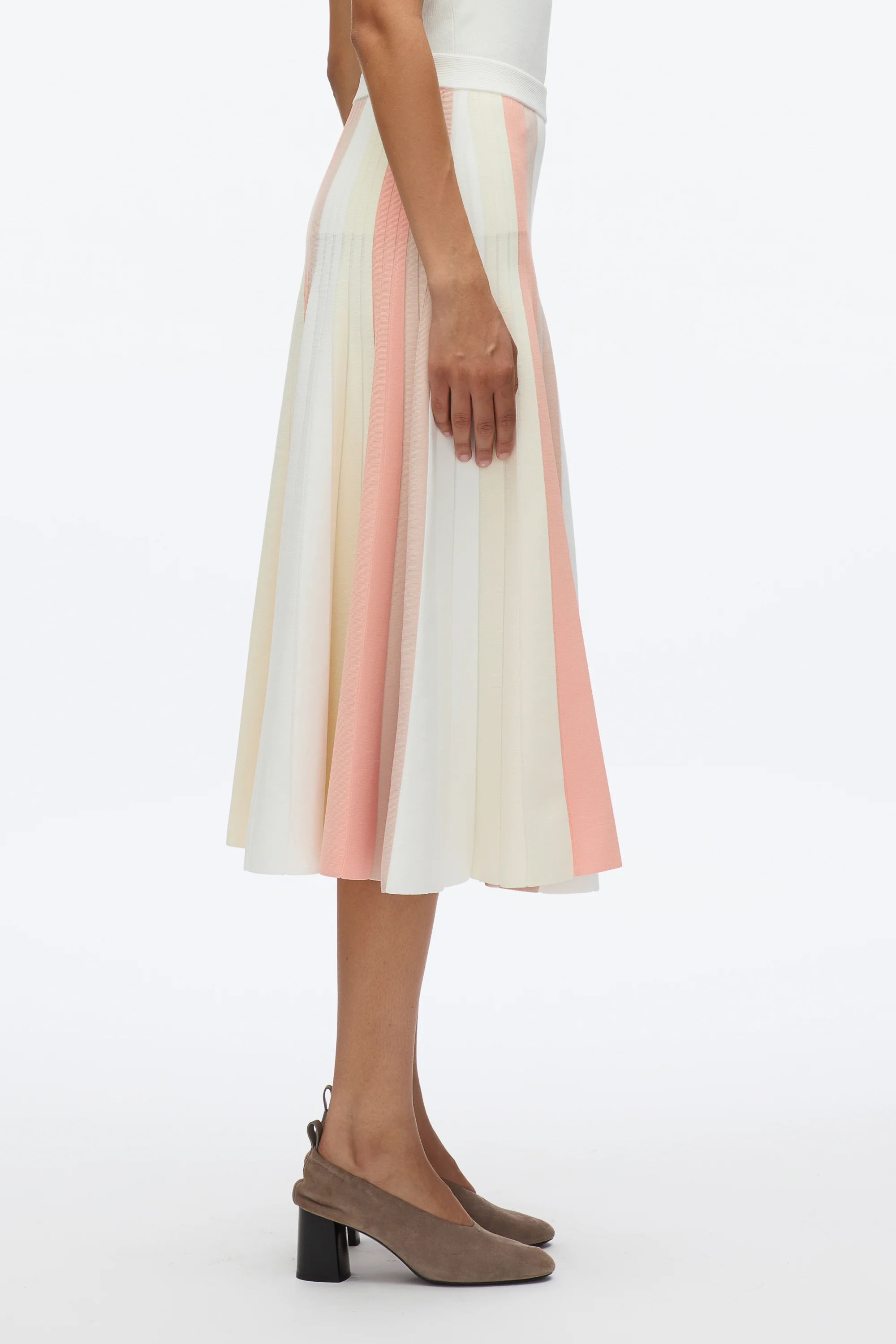 Stripe Knit Skirt - Image 4