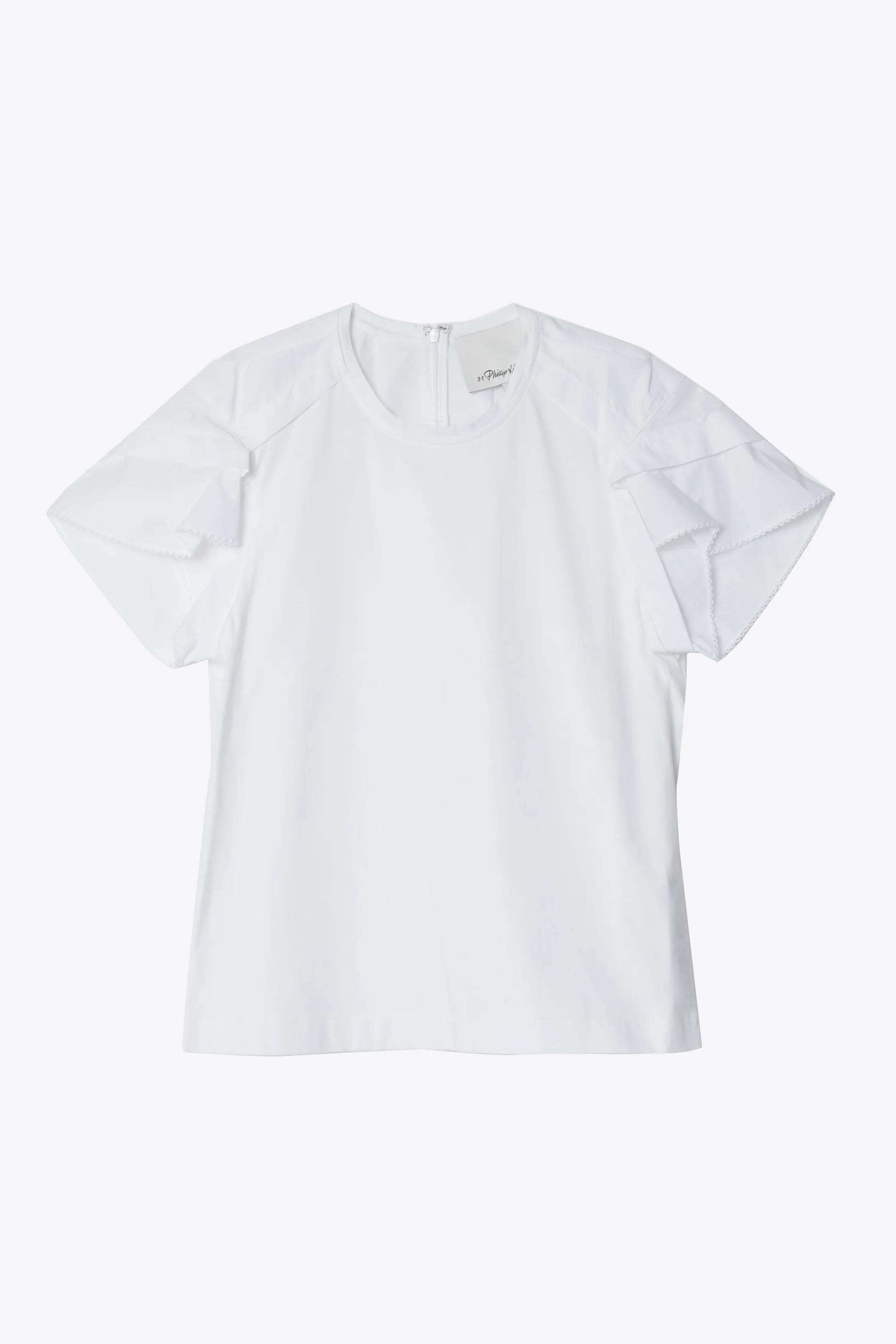 Combo T-Shirt With Cascade Drape Sleeve - Image 2