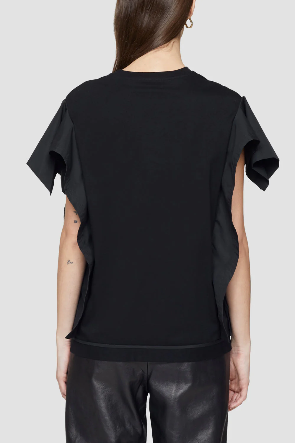 Combo Tshirt W Ruffle Sleeveless - Image 5