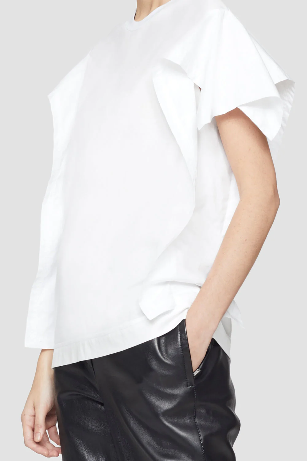 Combo Tshirt W Ruffle Sleeveless - Image 8