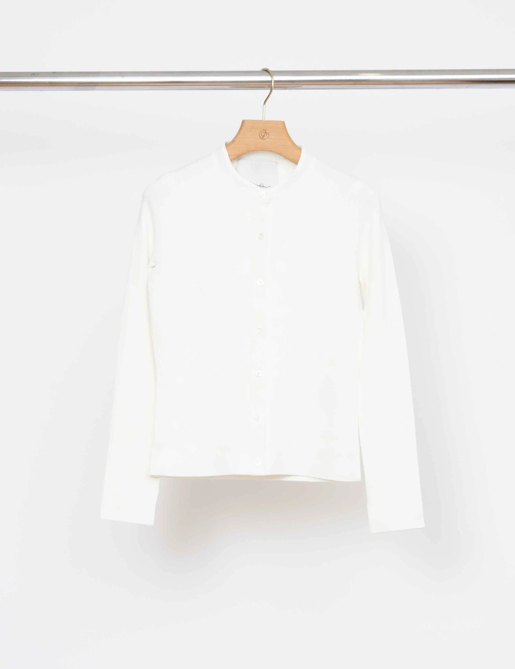 Compact Rib Crewneck Cardigan