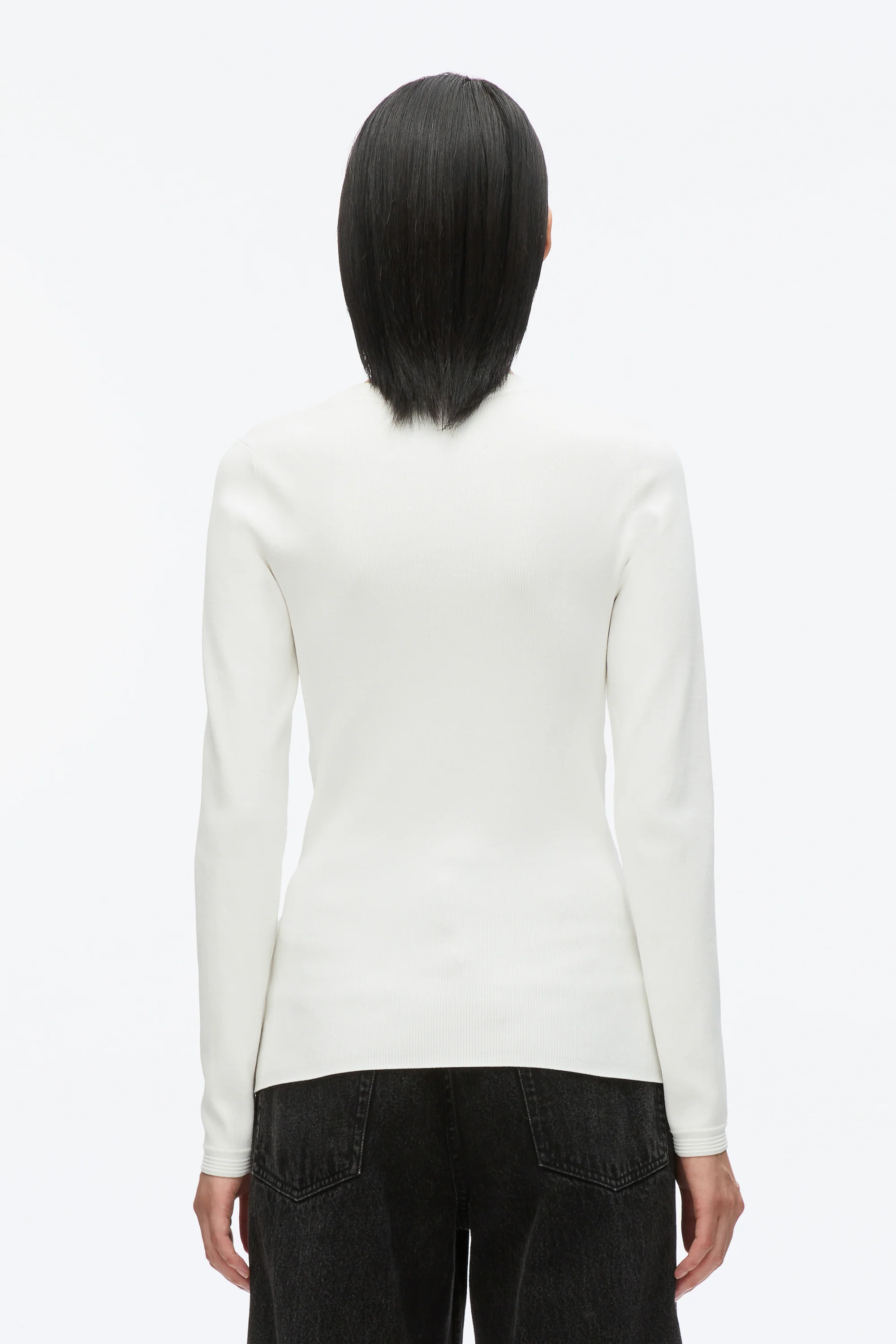 Compact Rib Long Sleeve Tee - Image 11