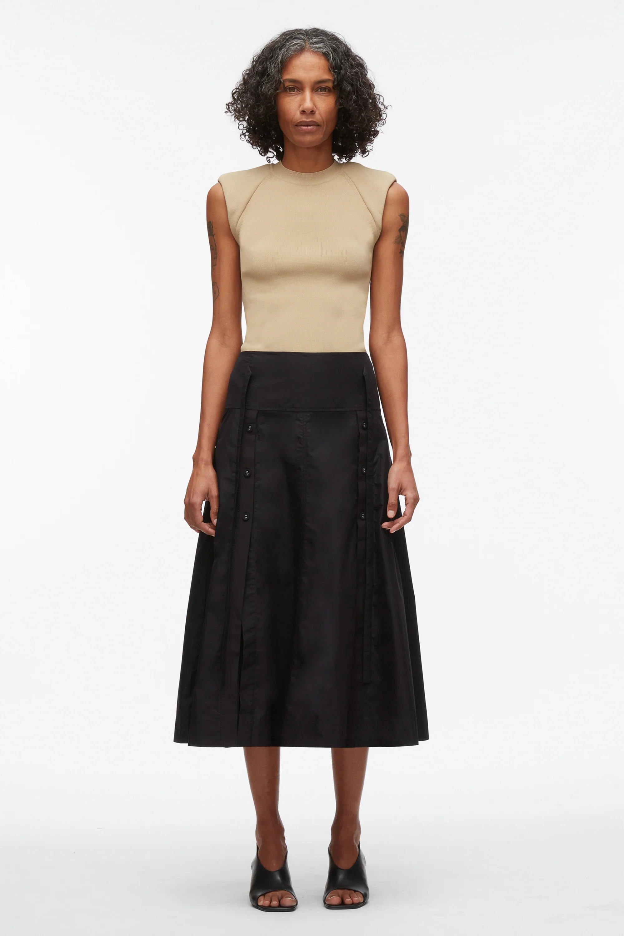 Compact Rib Sleeveless Top - Image 12