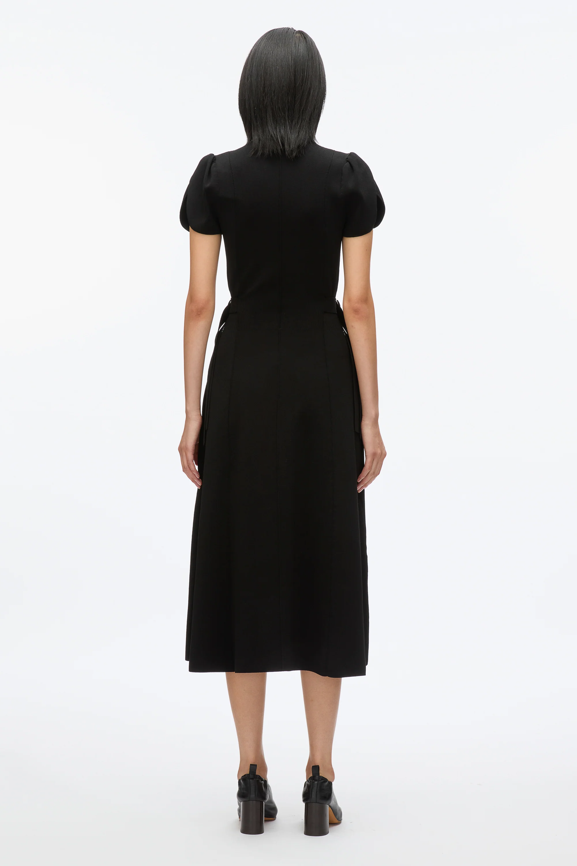 Compact Rib Tulip Dress - Image 4