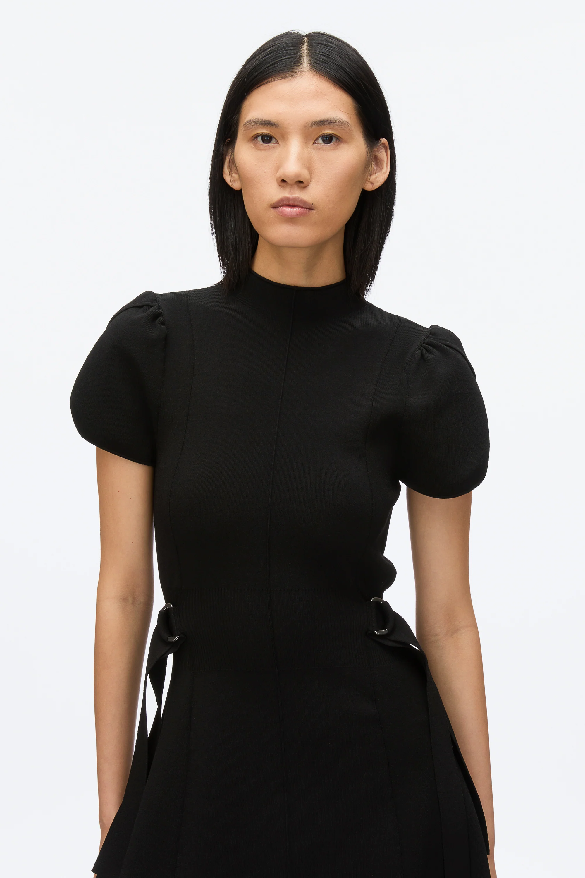 Compact Rib Tulip Dress - Image 5
