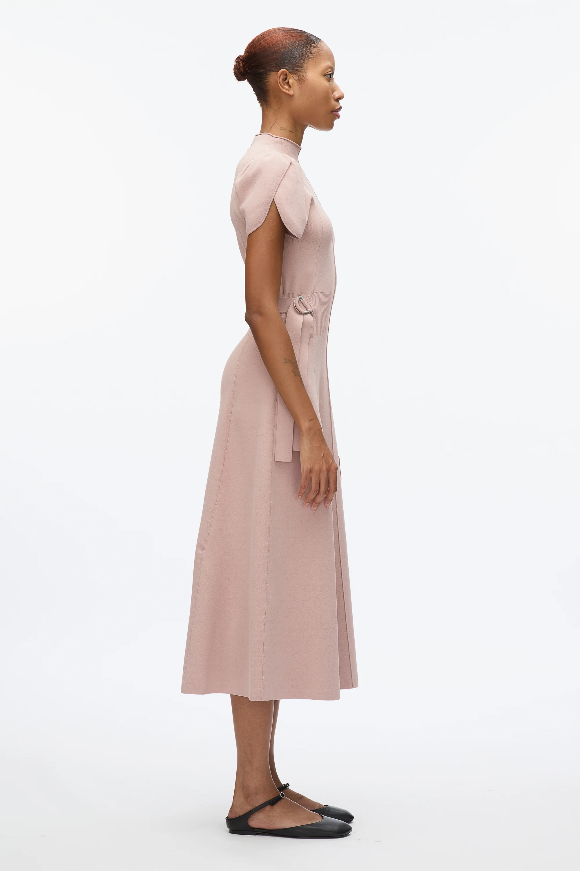 Compact Rib Tulip Dress - Image 12