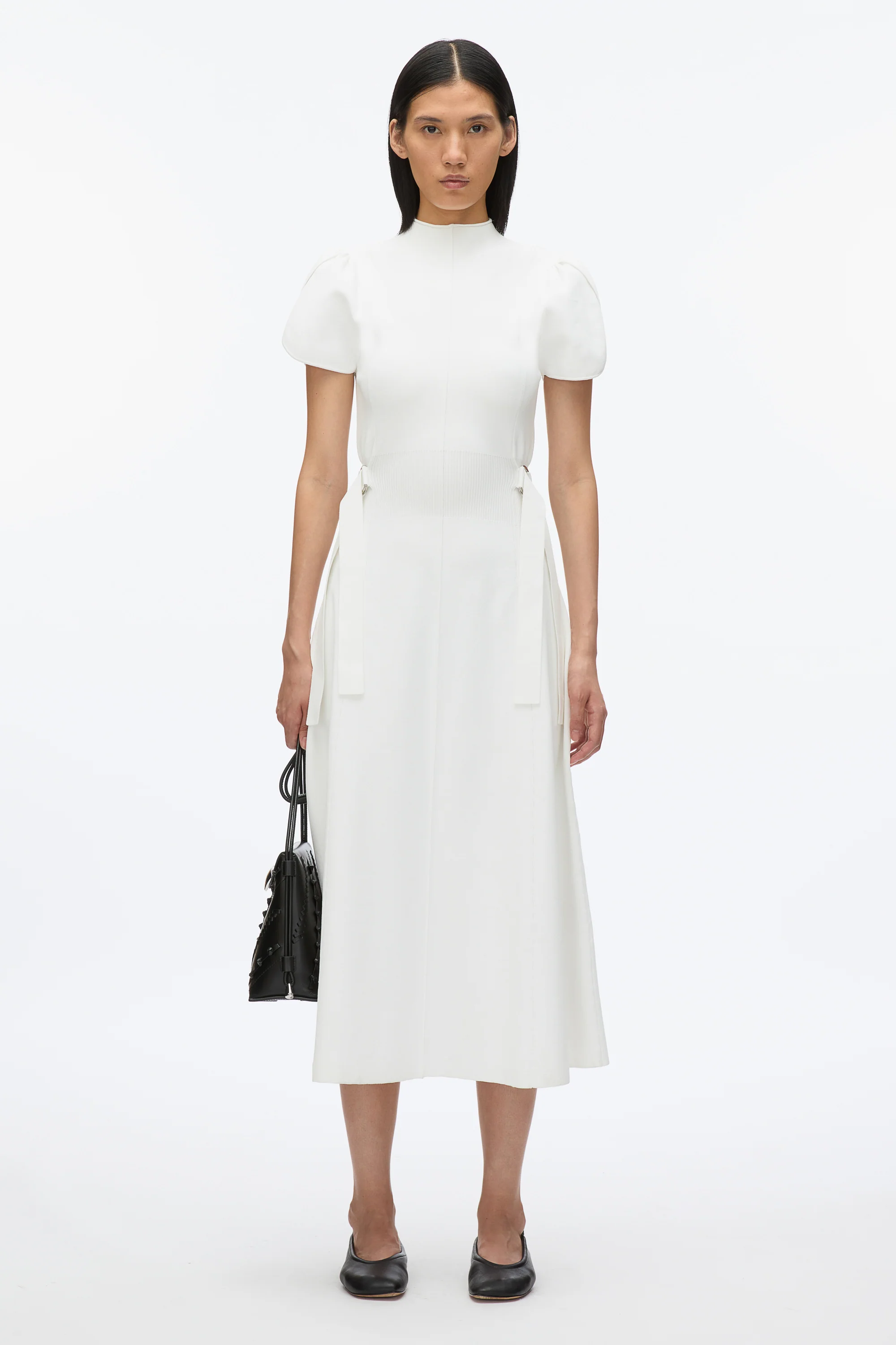 Compact Rib Tulip Dress - Image 6