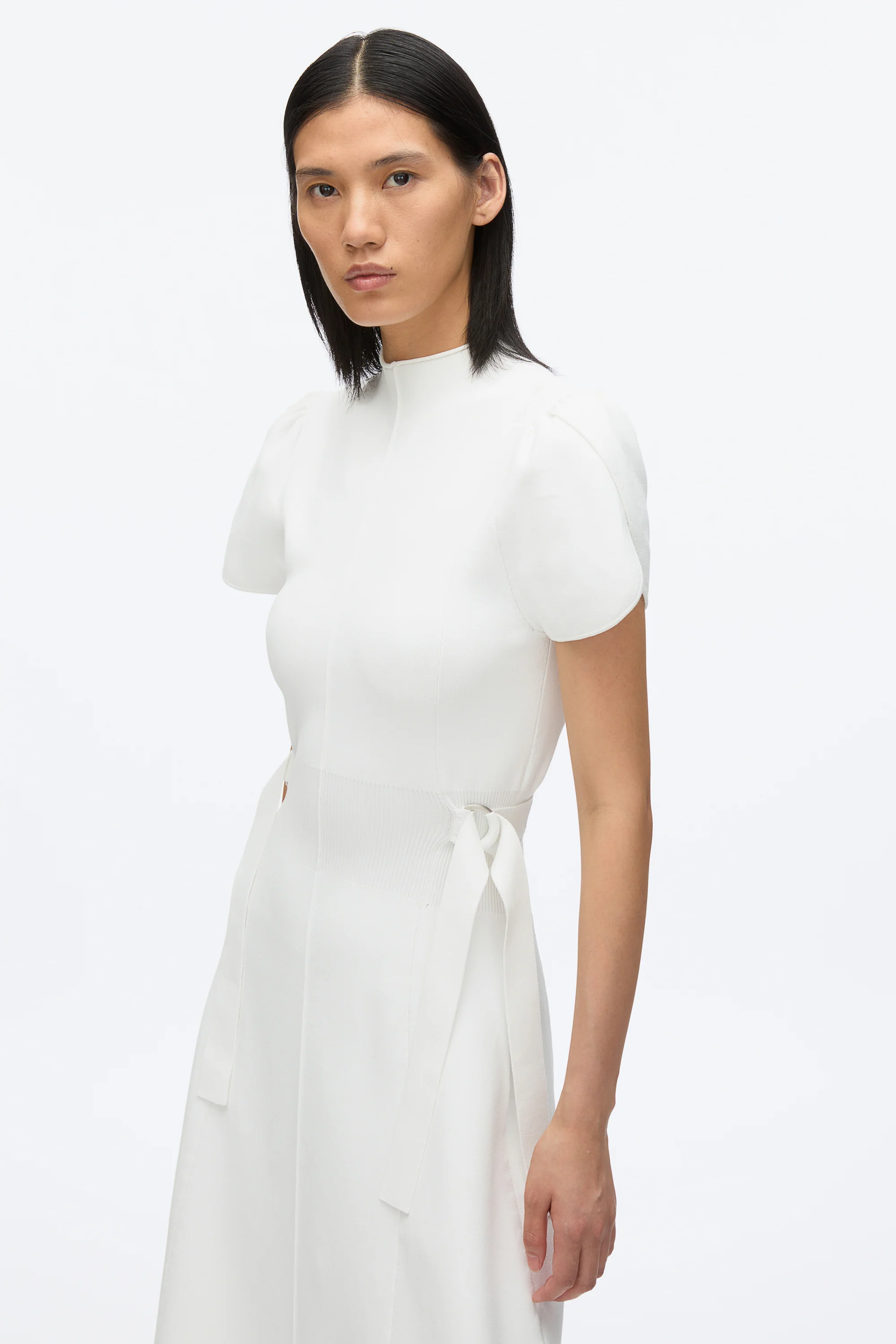 Compact Rib Tulip Dress - Image 10