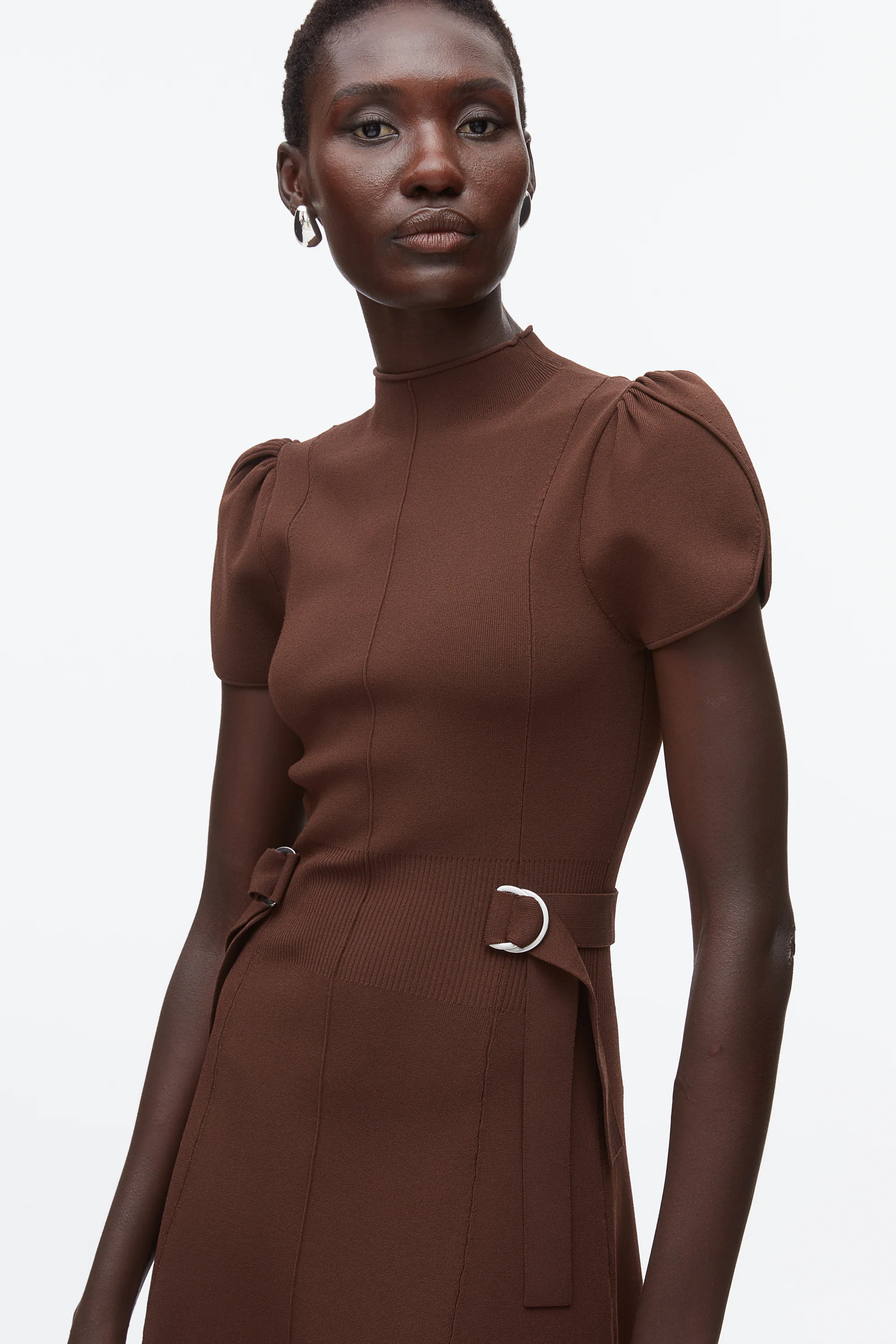 Compact Rib Tulip Dress - Image 10