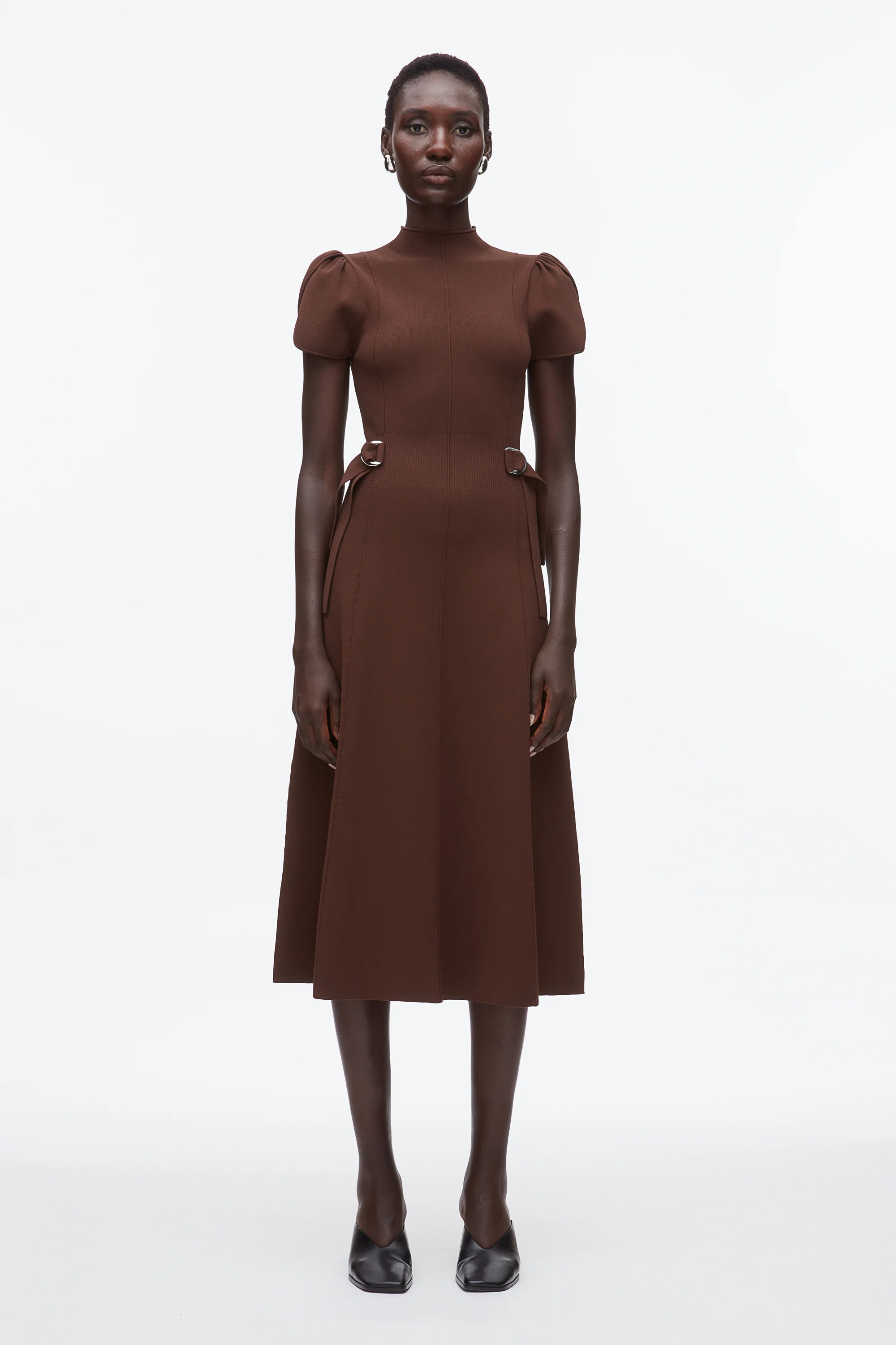 Compact Rib Tulip Dress - Image 7