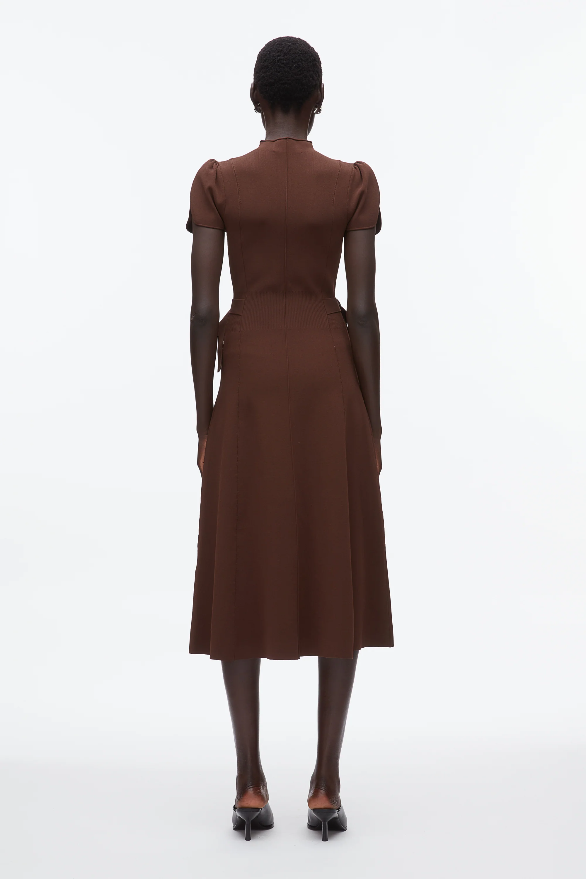 Compact Rib Tulip Dress - Image 9