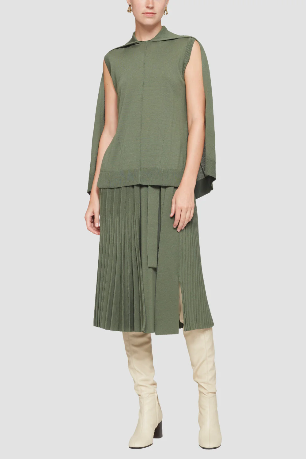 Convertible Tank with Pleated Front - Image 2