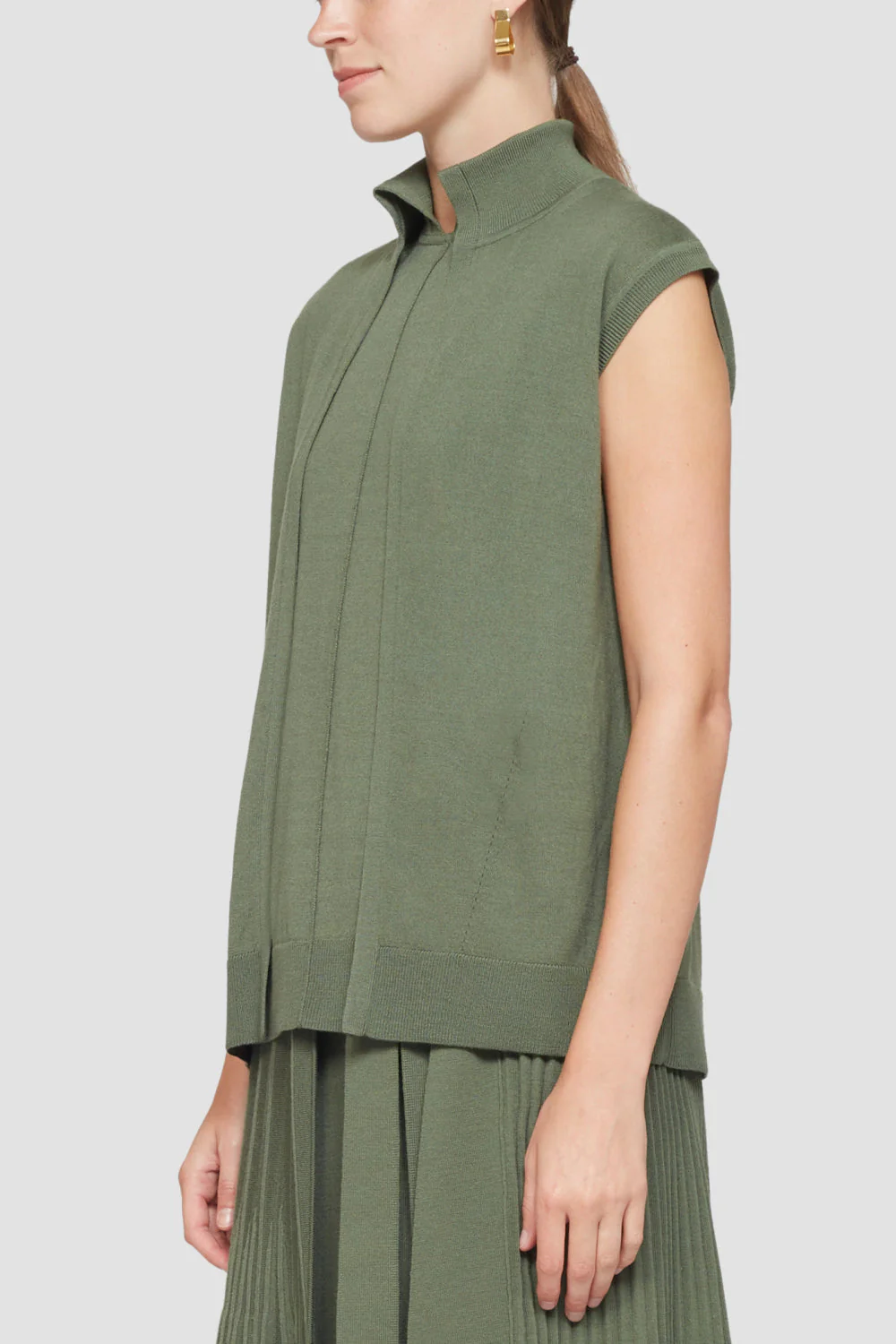 Convertible Tank with Pleated Front - Image 3