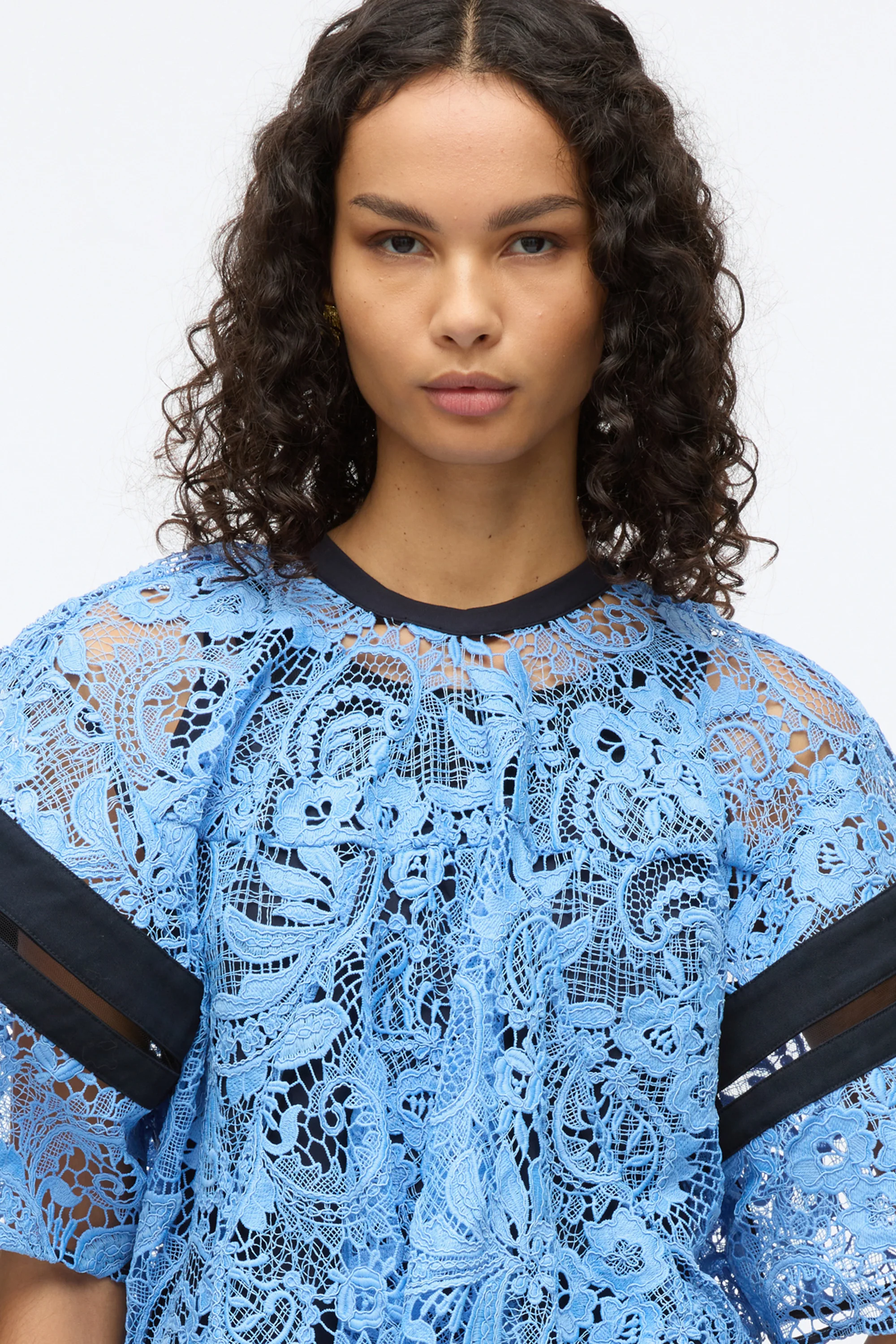 Embroidered Lace Handkerchief Top - Image 6