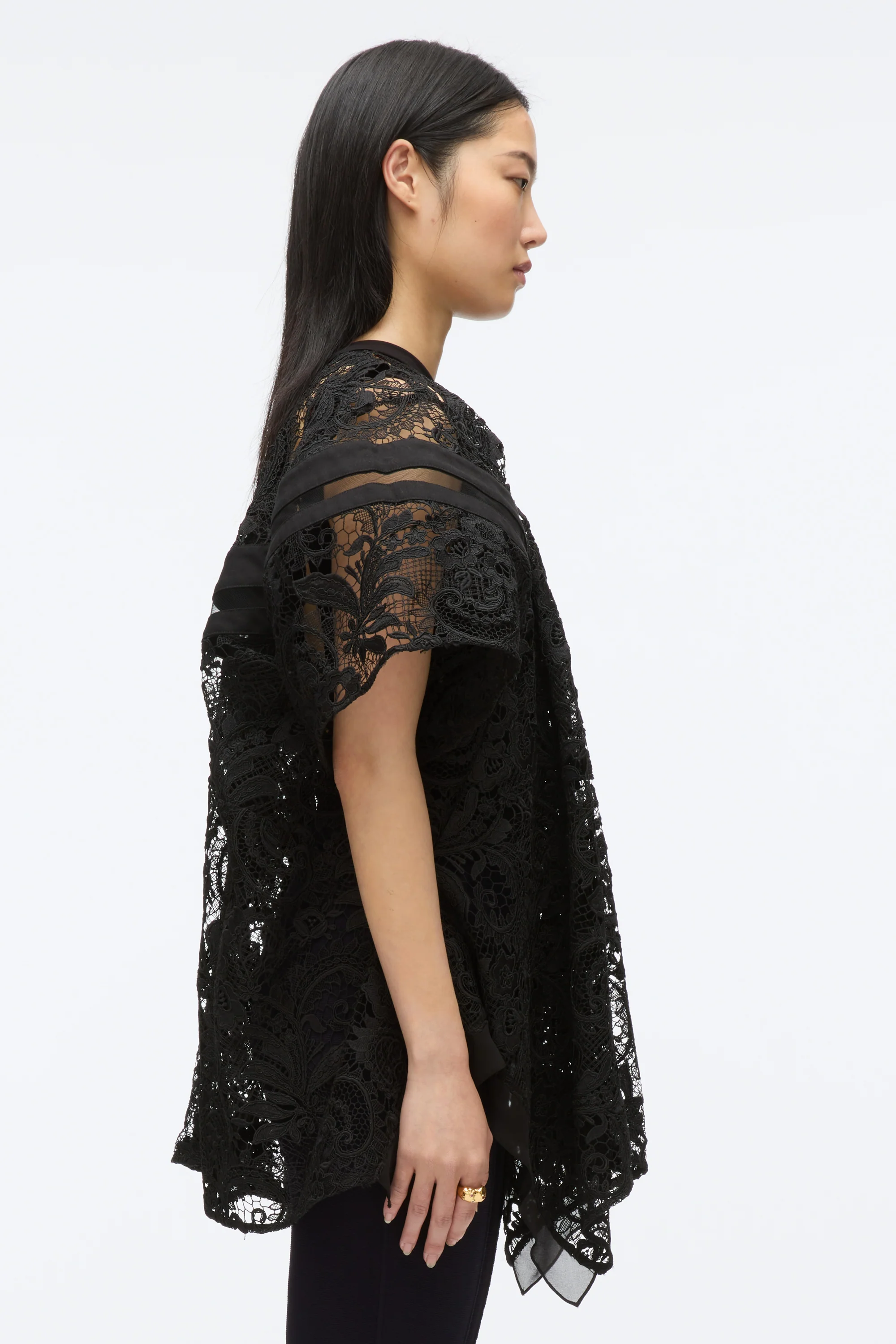 Embroidered Lace Handkerchief Top - Image 15