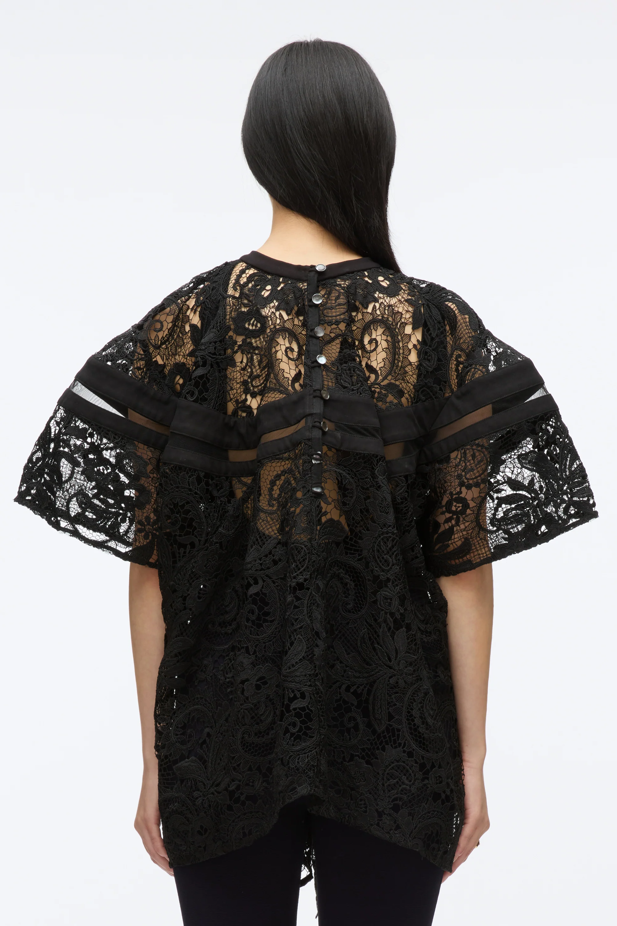 Embroidered Lace Handkerchief Top - Image 16