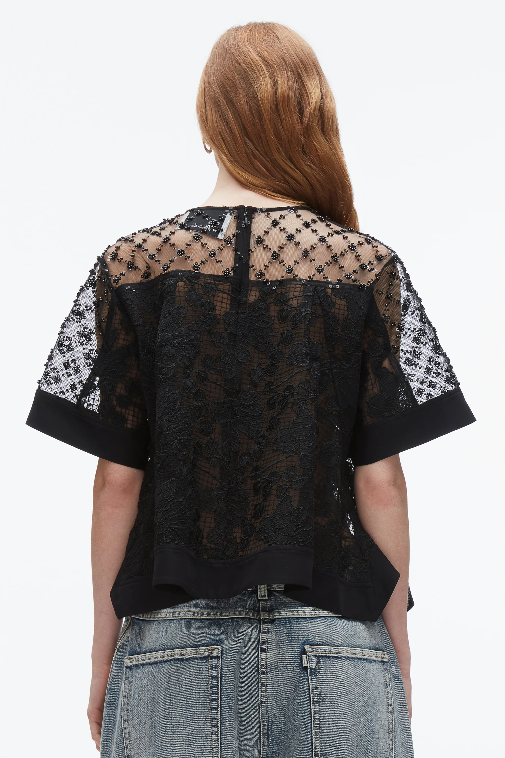 Corded Lace Organza Top - Image 5