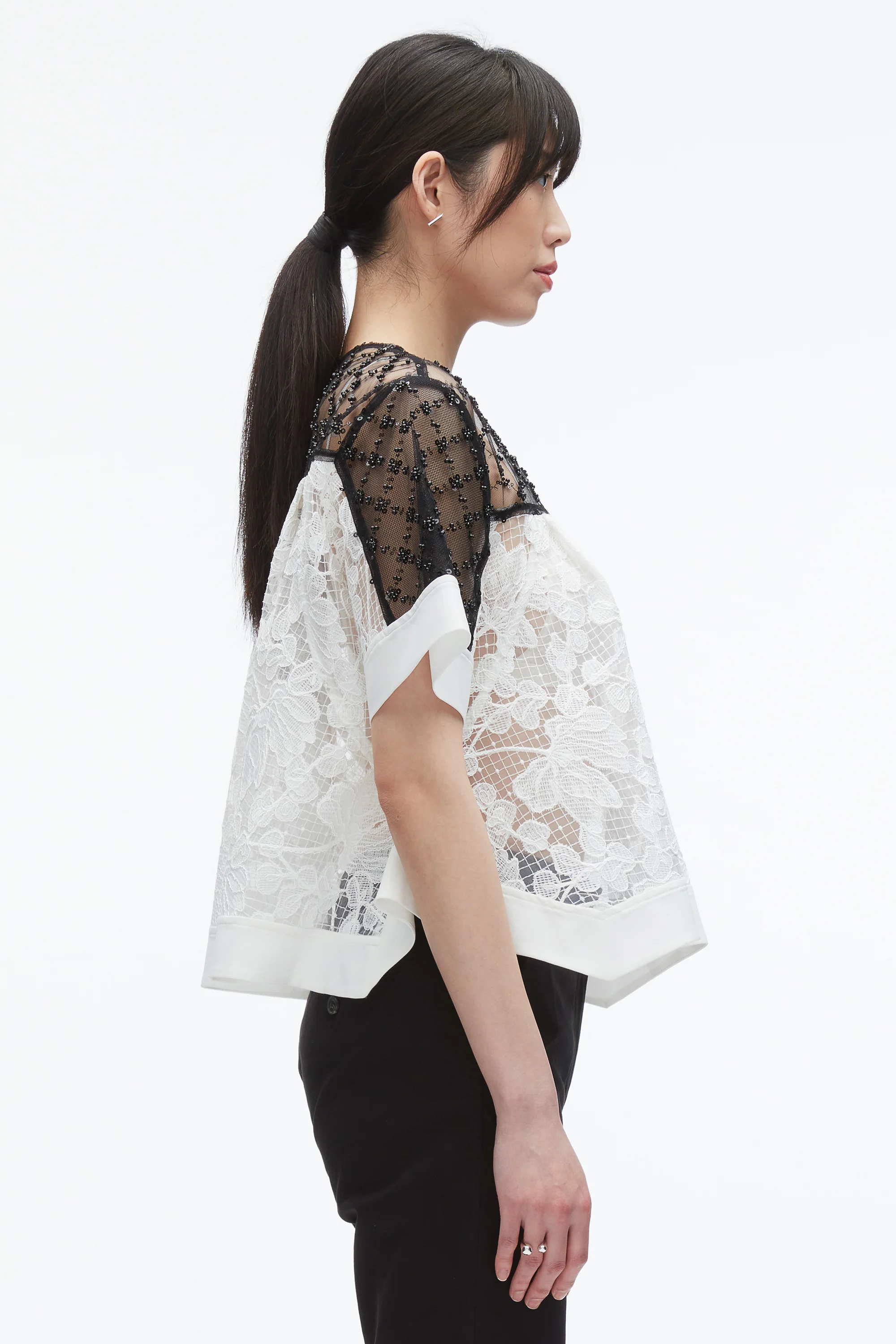 Corded Lace Organza Top - Image 10