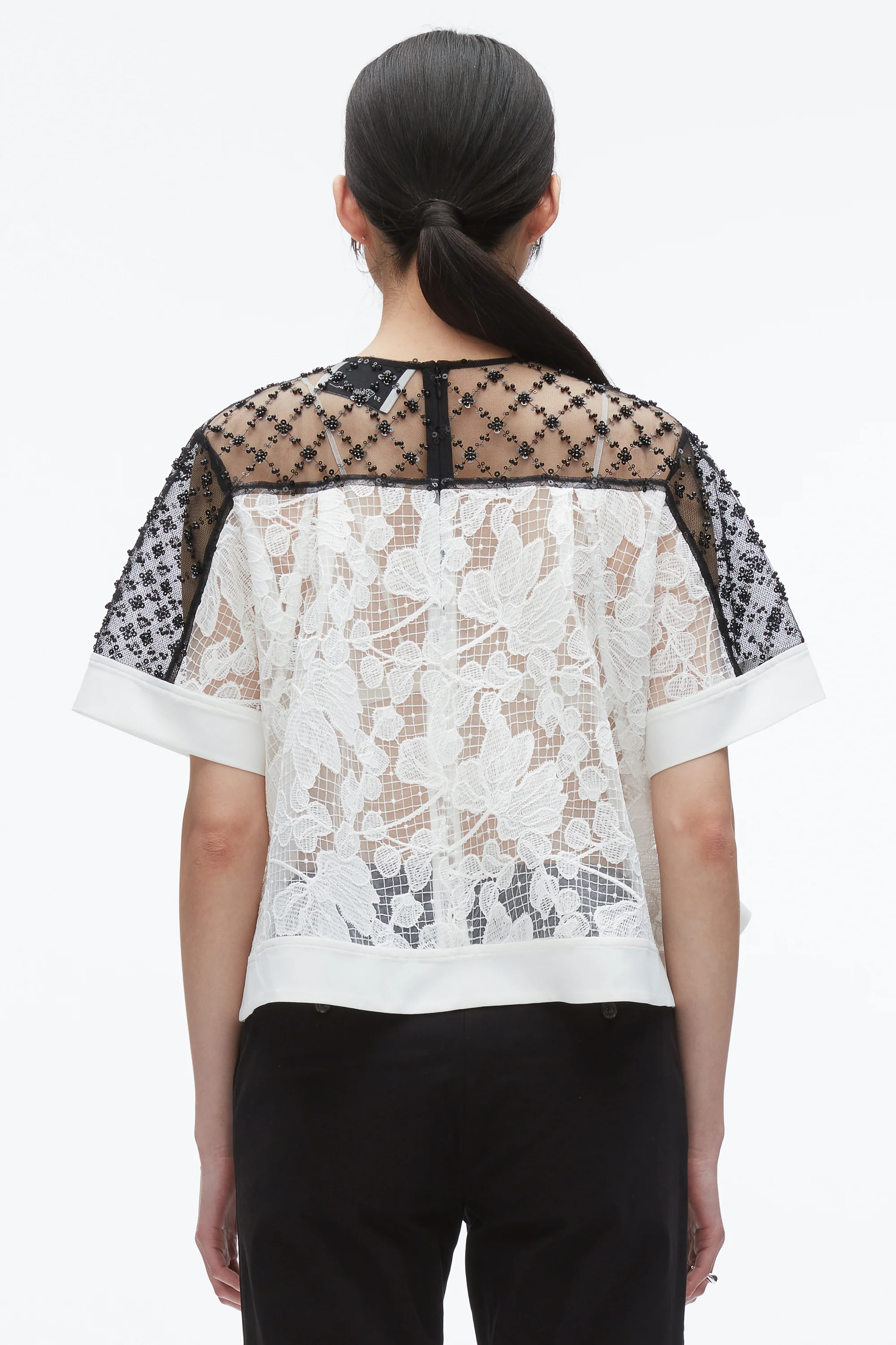 Corded Lace Organza Top - Image 11