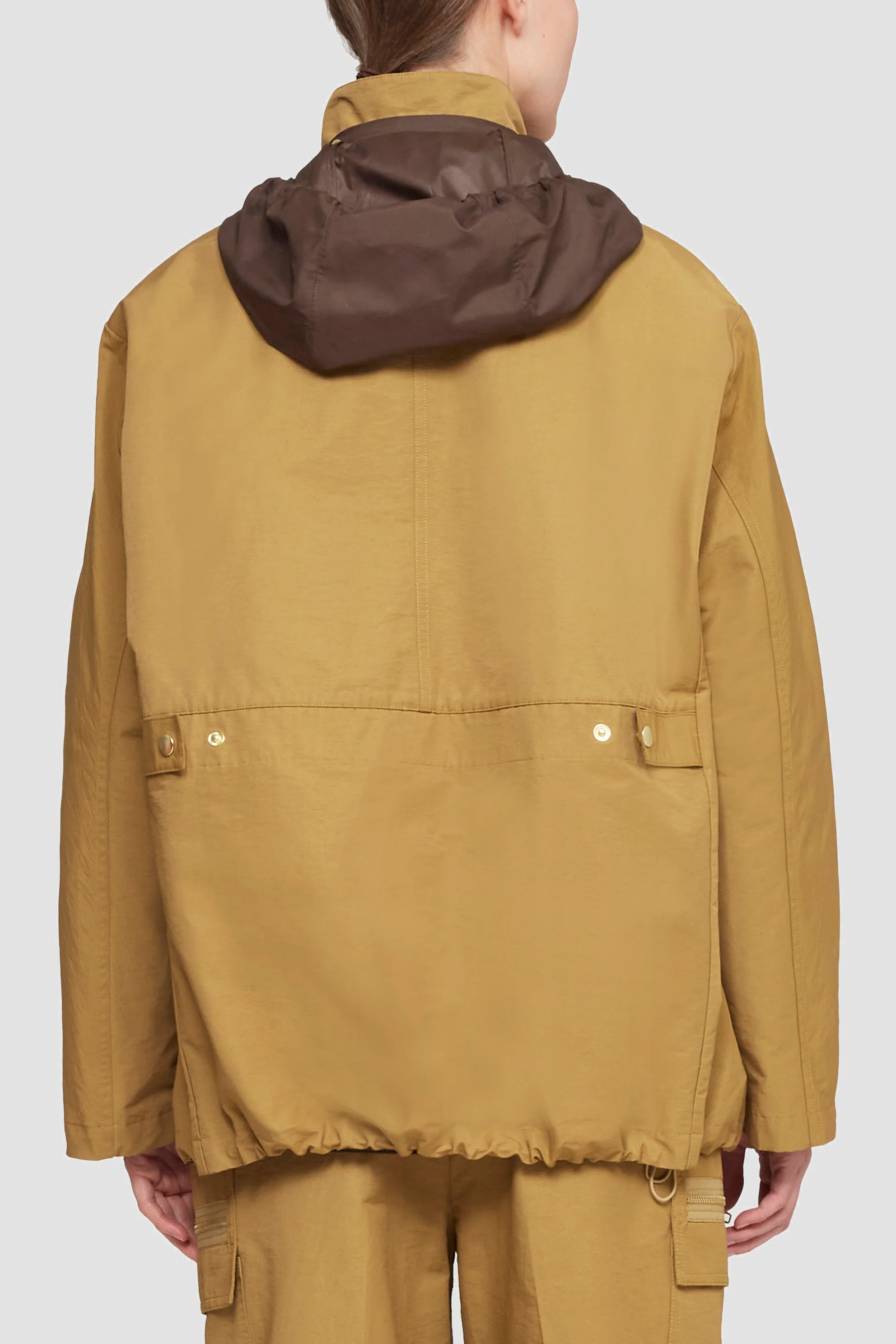 Cotton Nylon Faille Parka - Image 3