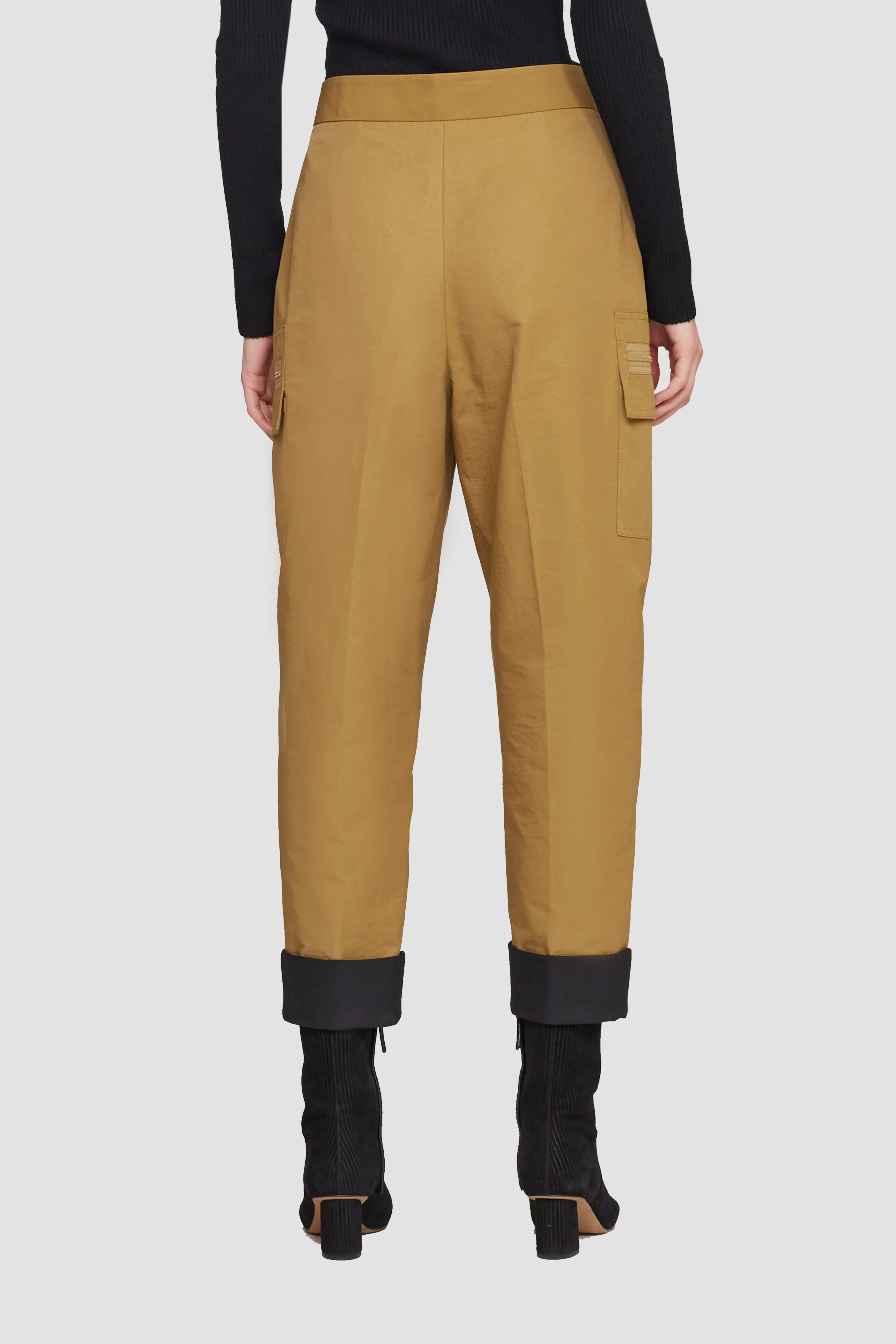 Cotton Nylon Faille Buckled Pant - Image 3