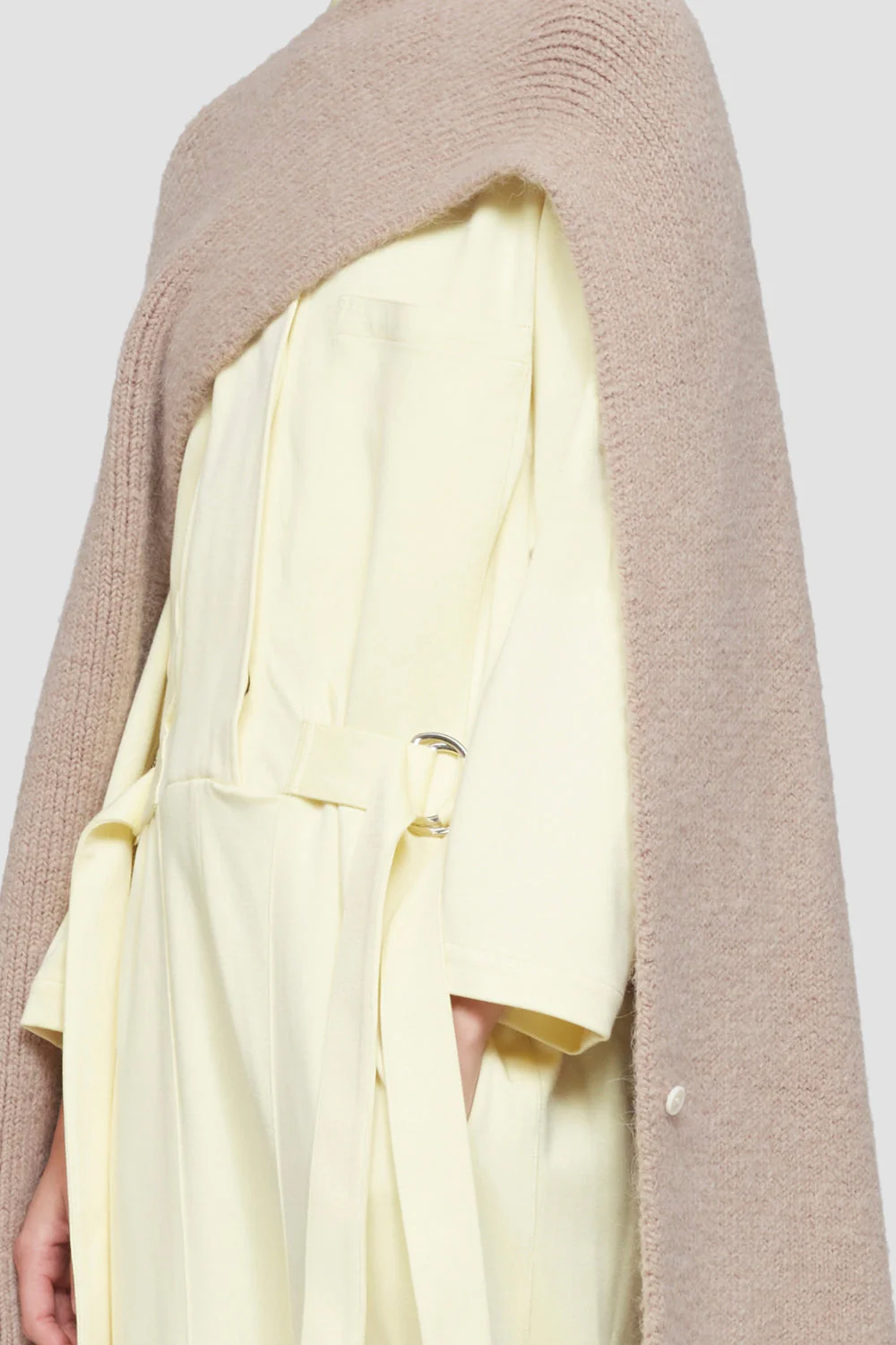 Cozy Wool Fringed Poncho - Image 6