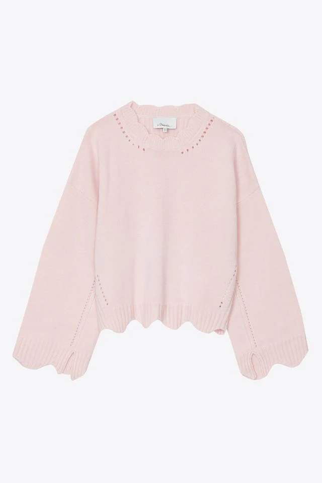 Crew Neck Cashmere Blend Sweater
