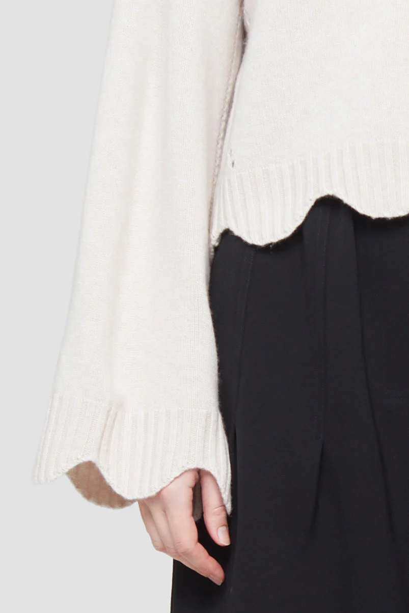 Crew Neck Cashmere Blend Sweater - Image 10