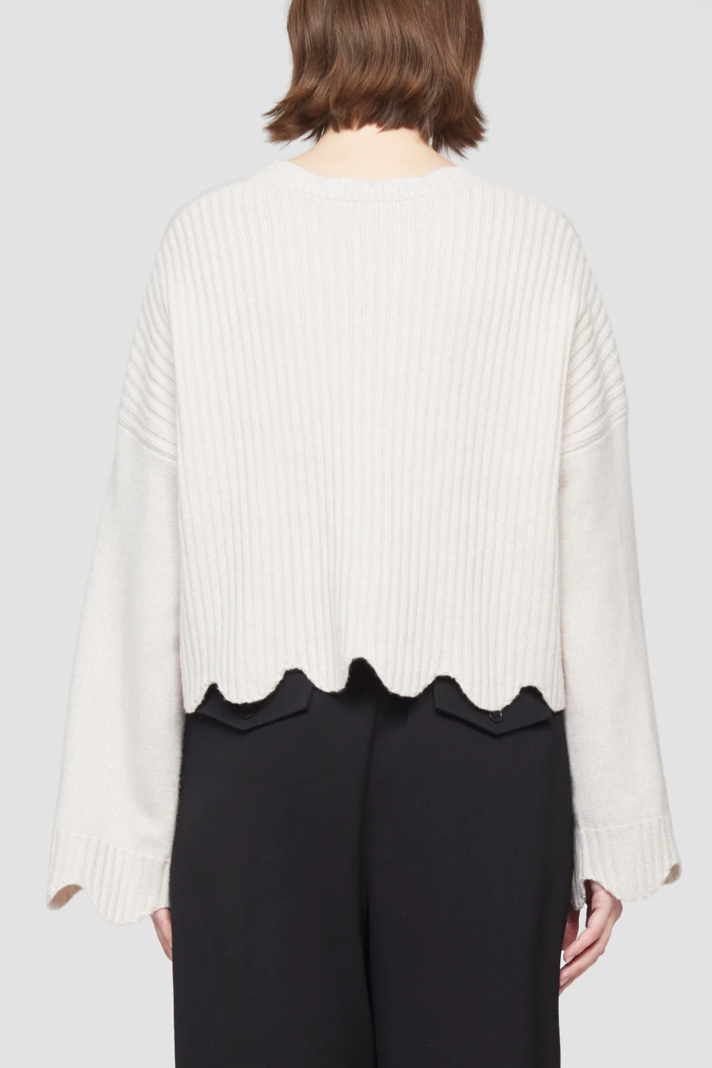 Crew Neck Cashmere Blend Sweater - Image 13