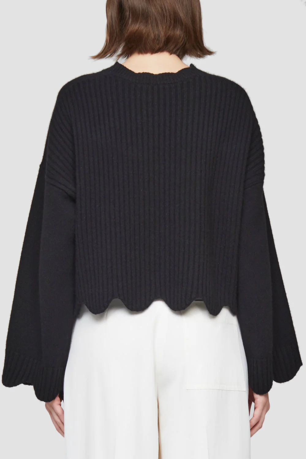 Crew Neck Cashmere Blend Sweater - Image 6