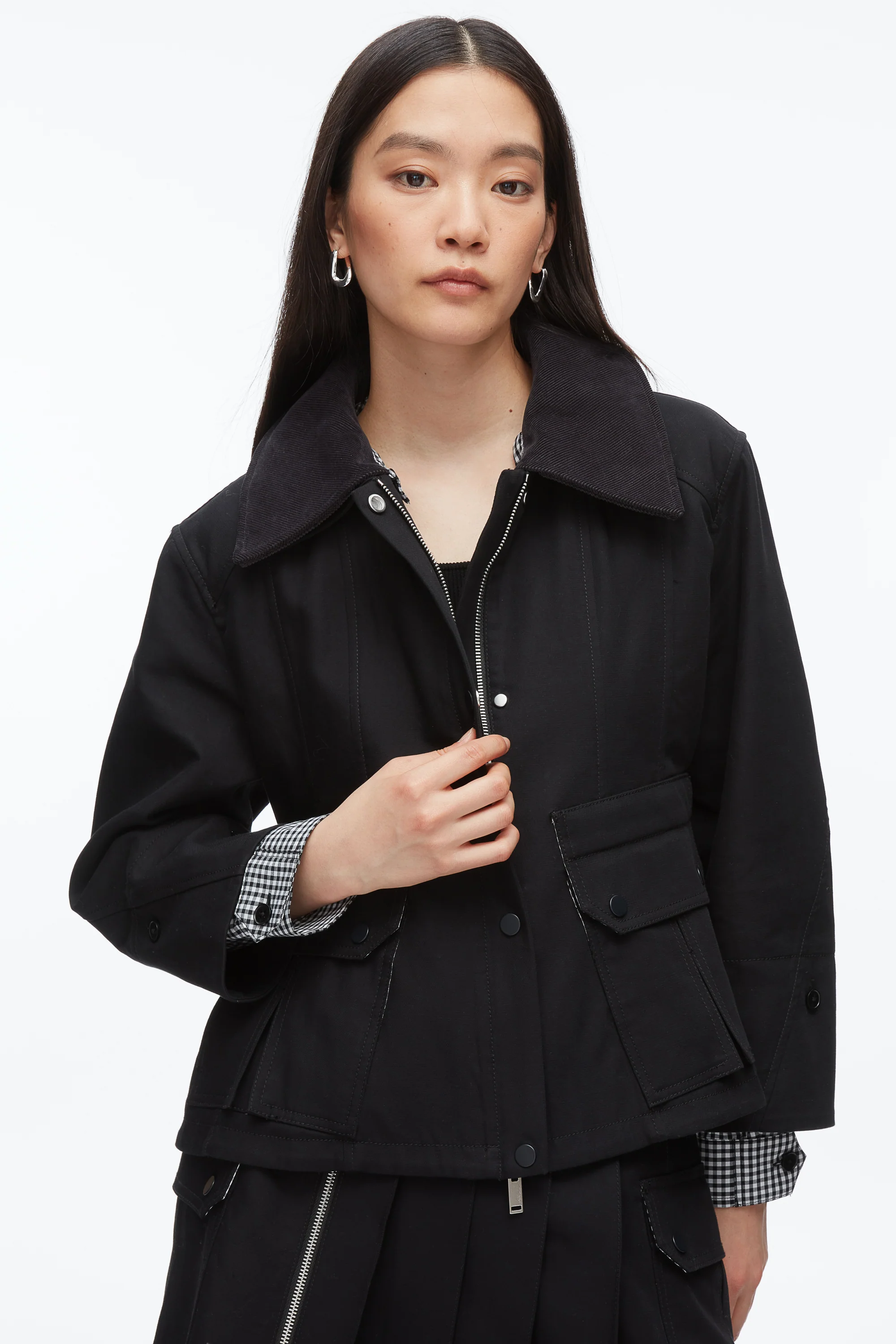 Cropped Flounce Barn Jacket - Image 6