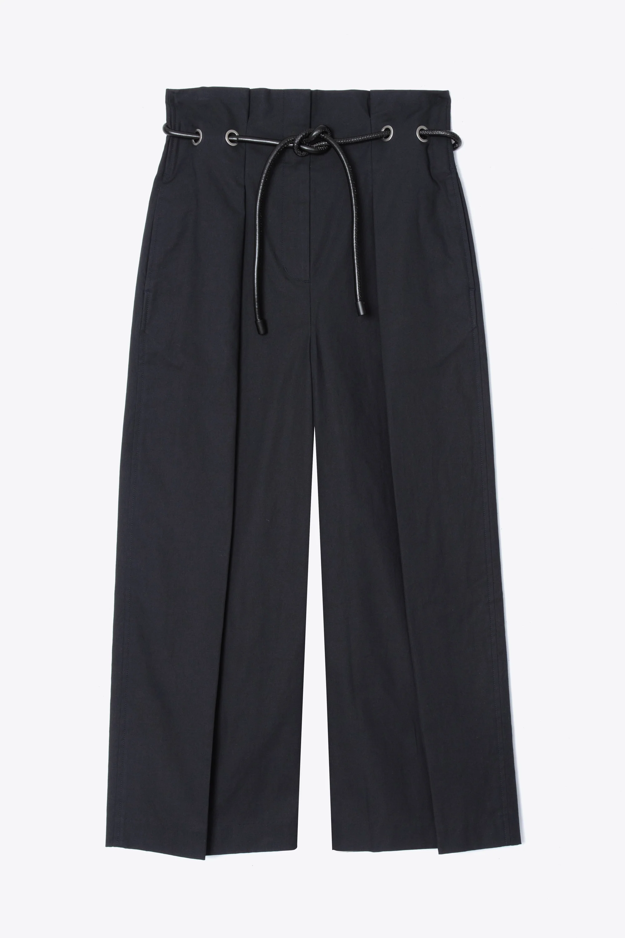 Cropped Wide Leg Origami Trouser - Image 2