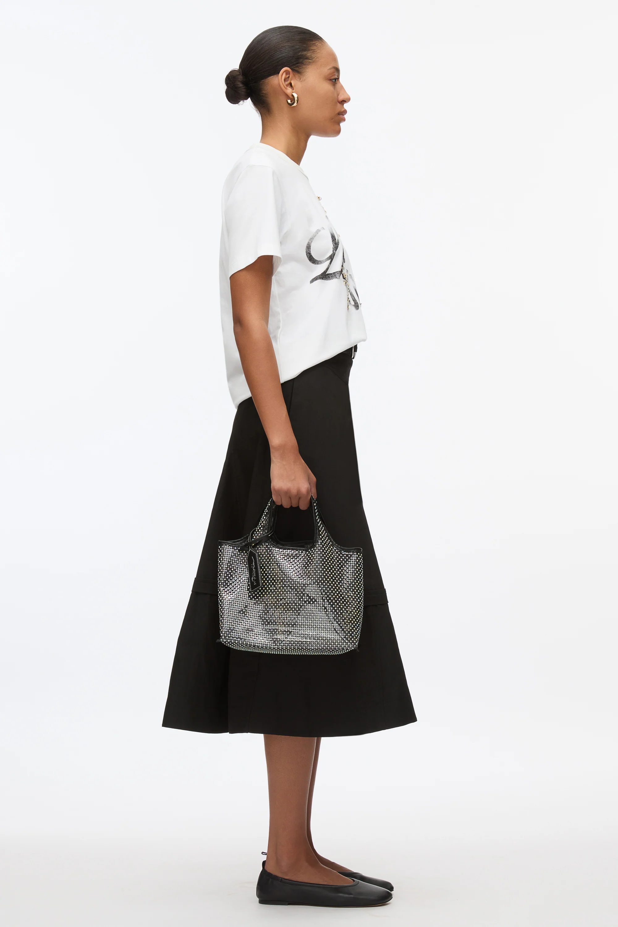 Crystal Mesh Mini Market Tote - Image 4