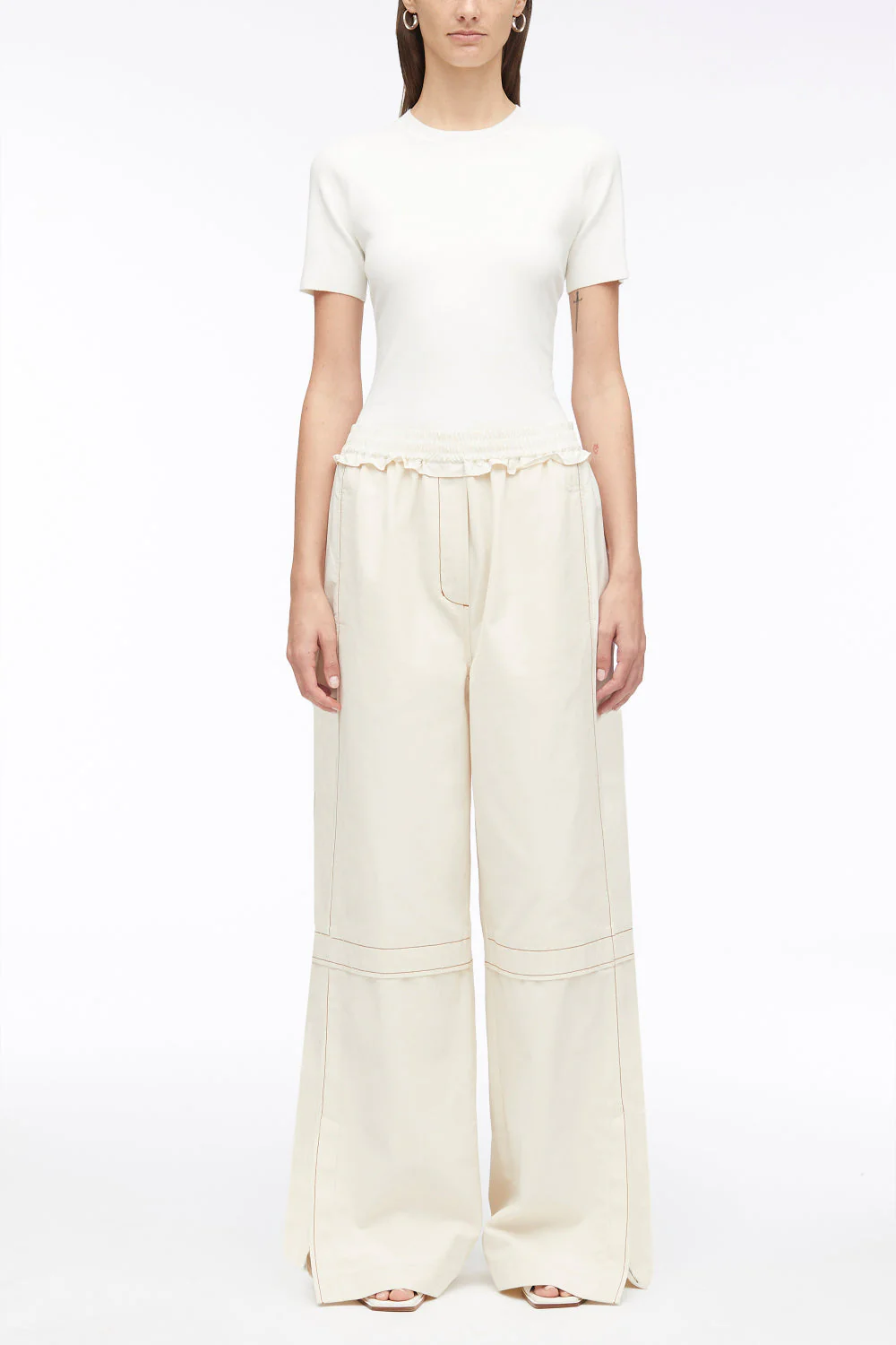 Cotton Canvas Ripstop Combo Utility Crop Pant - Image 2