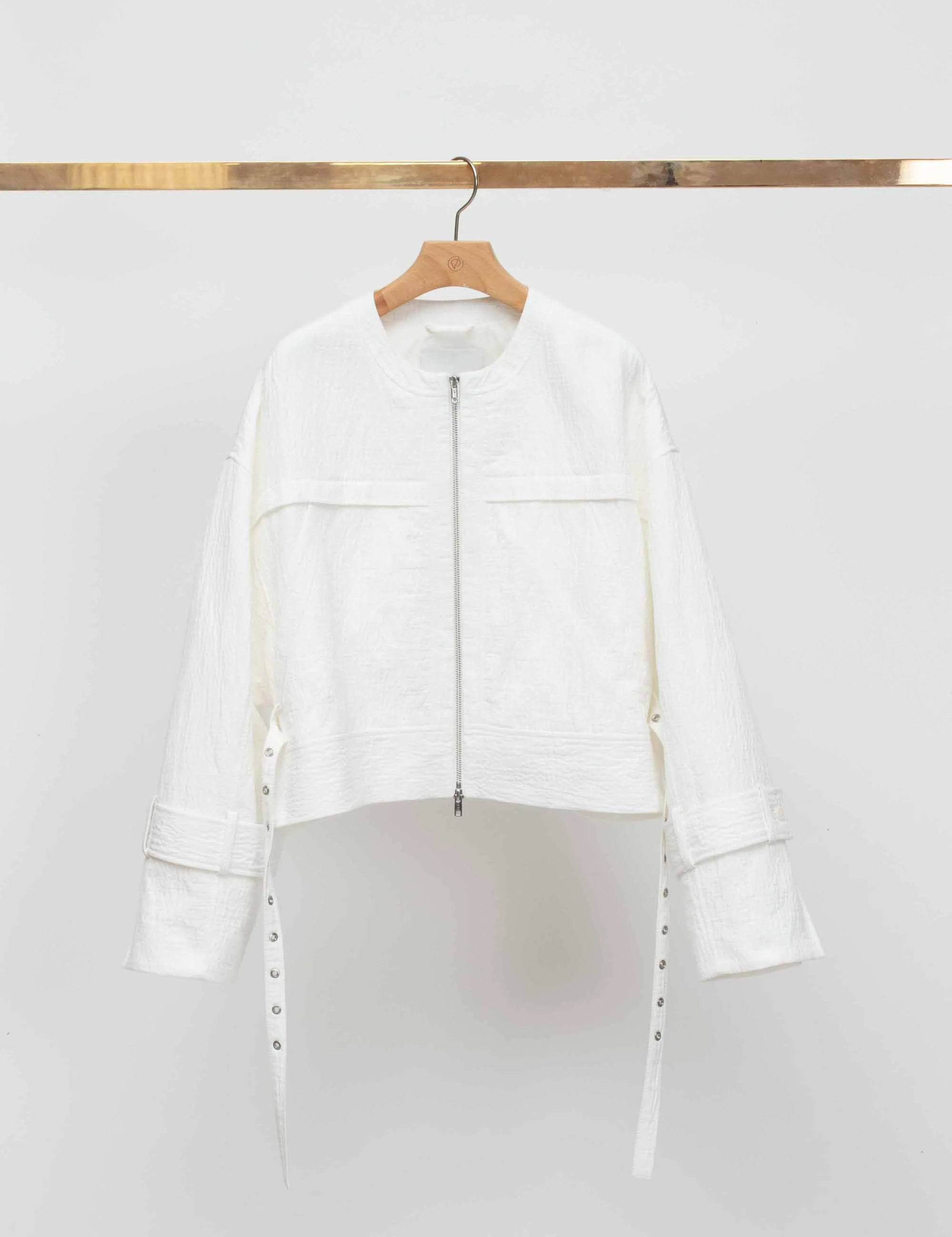 Cotton Linen Boxy Utility Jacket
