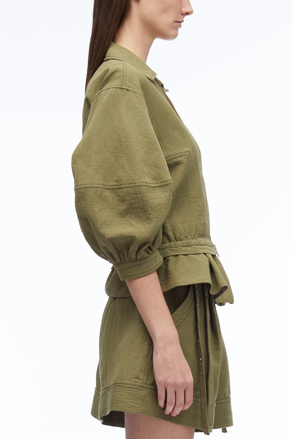 Puff Sleeve Zip Top - Image 5
