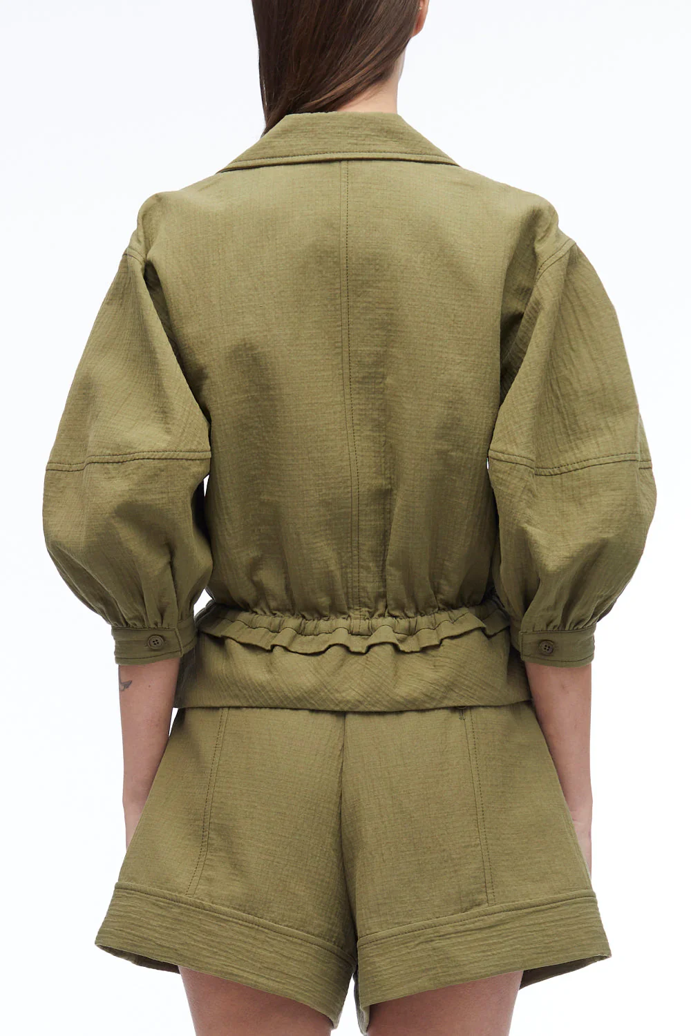 Puff Sleeve Zip Top - Image 6